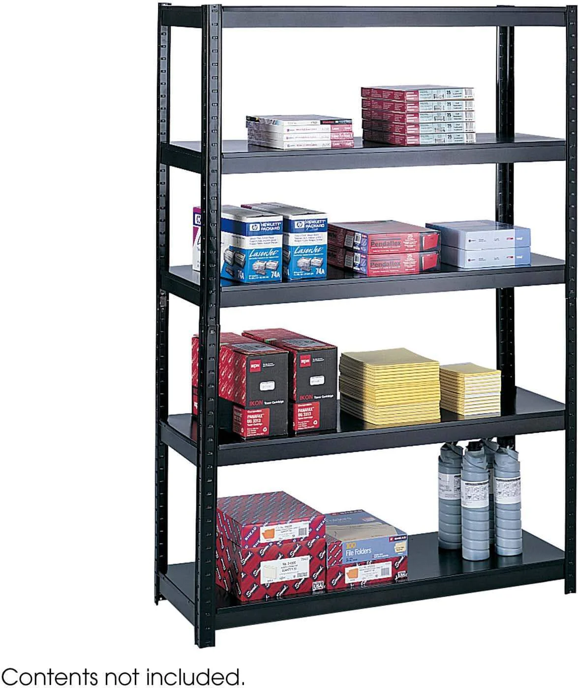 Boltless Shelving 48 x 18" Black [5246BL]