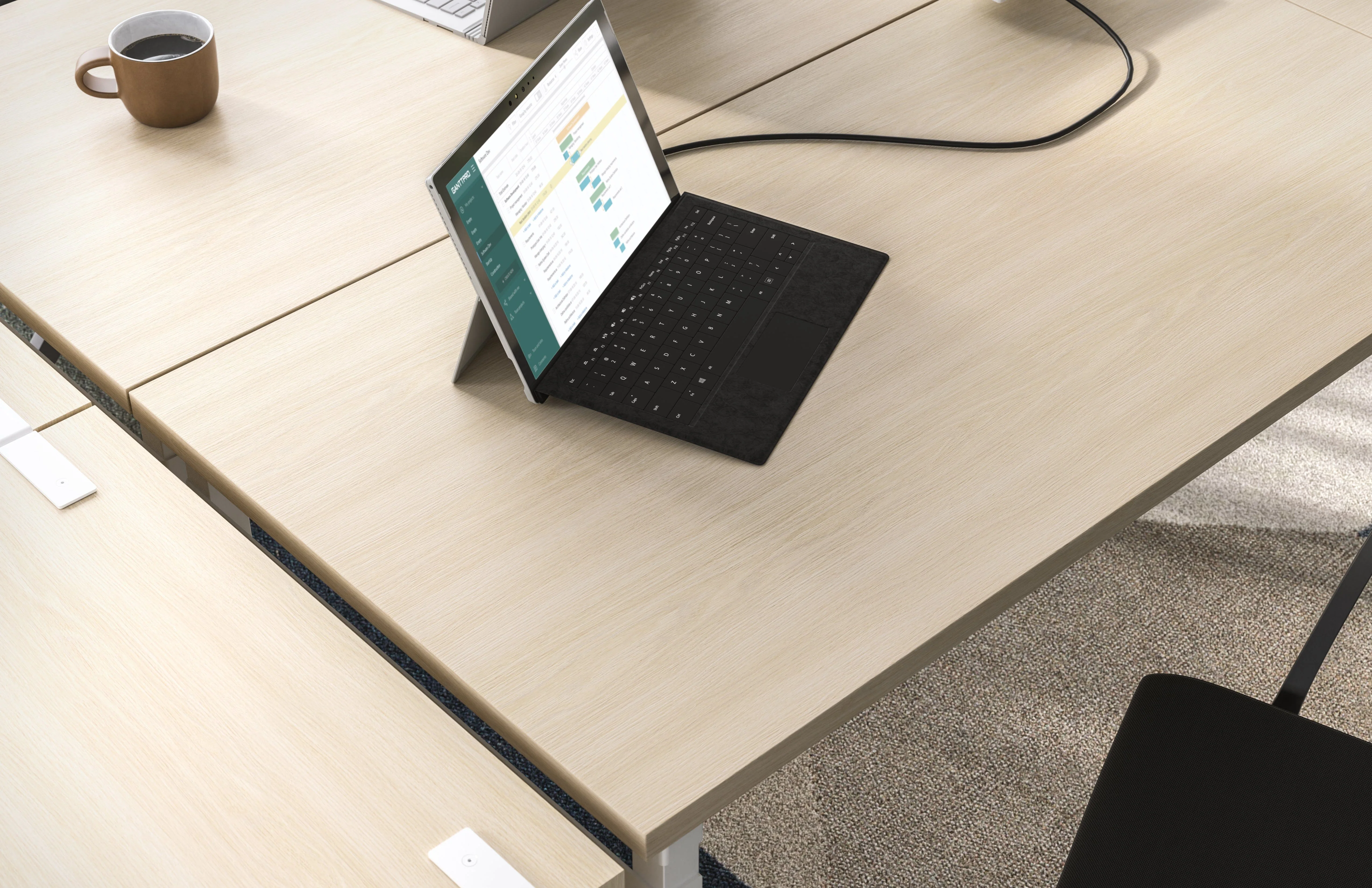 Safco Ready™ Home Office Desk, 45.5”W [5508] - Image 6