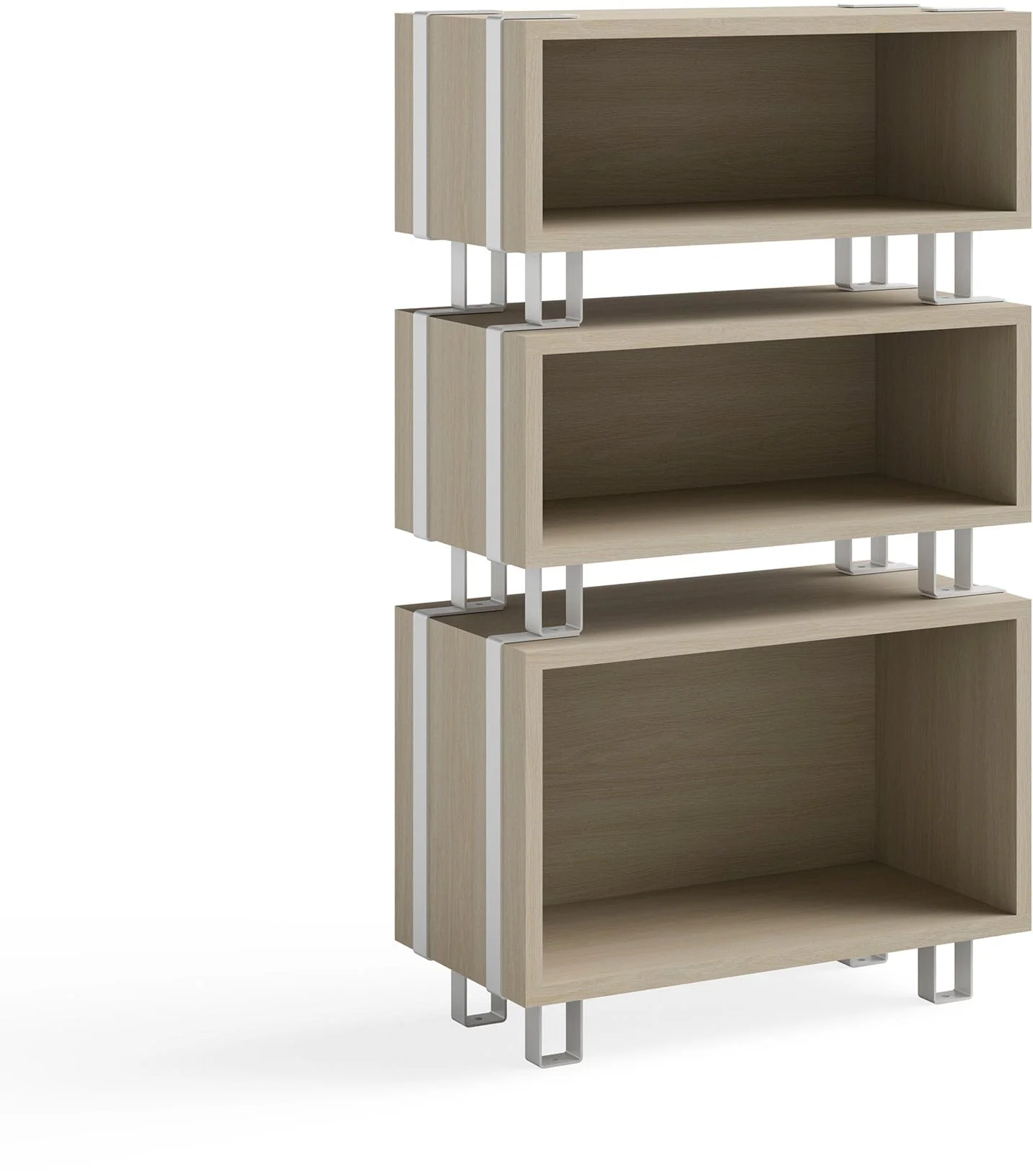 Safco Ready™ Home Office Stackable Storage, 17.25”H [5509WHNA] - Image 10