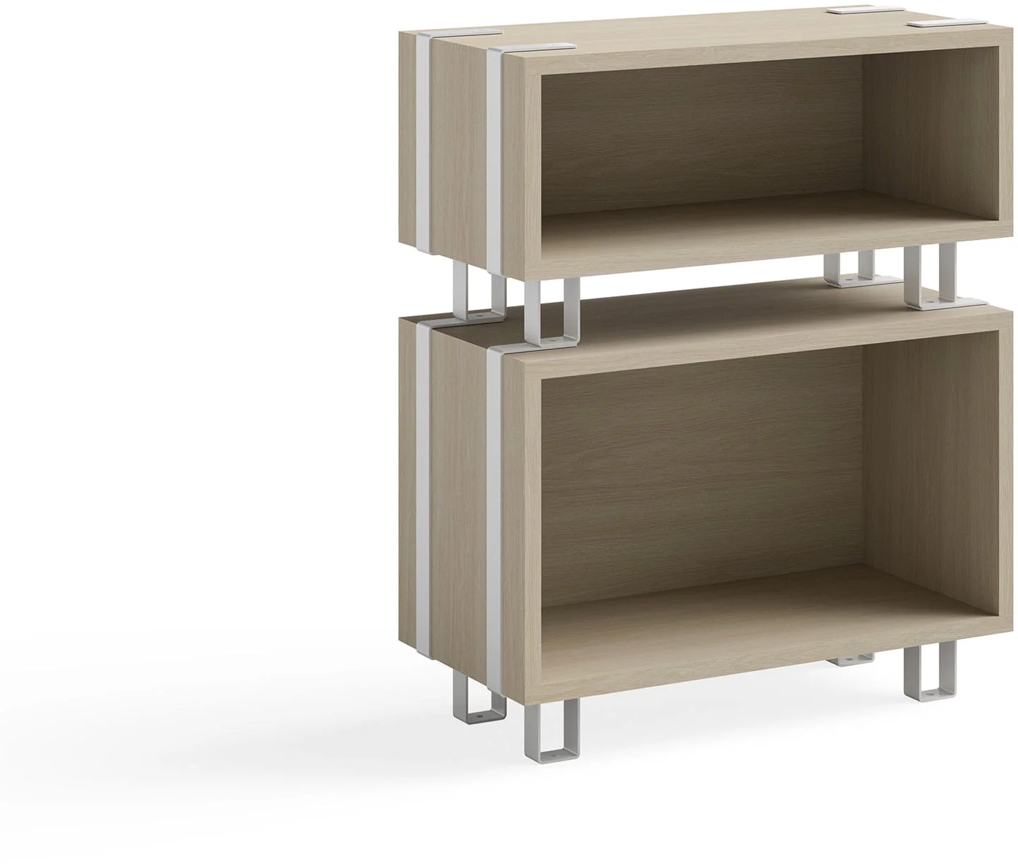 Safco Ready™ Home Office Stackable Storage, 17.25”H [5509WHNA] - Image 8