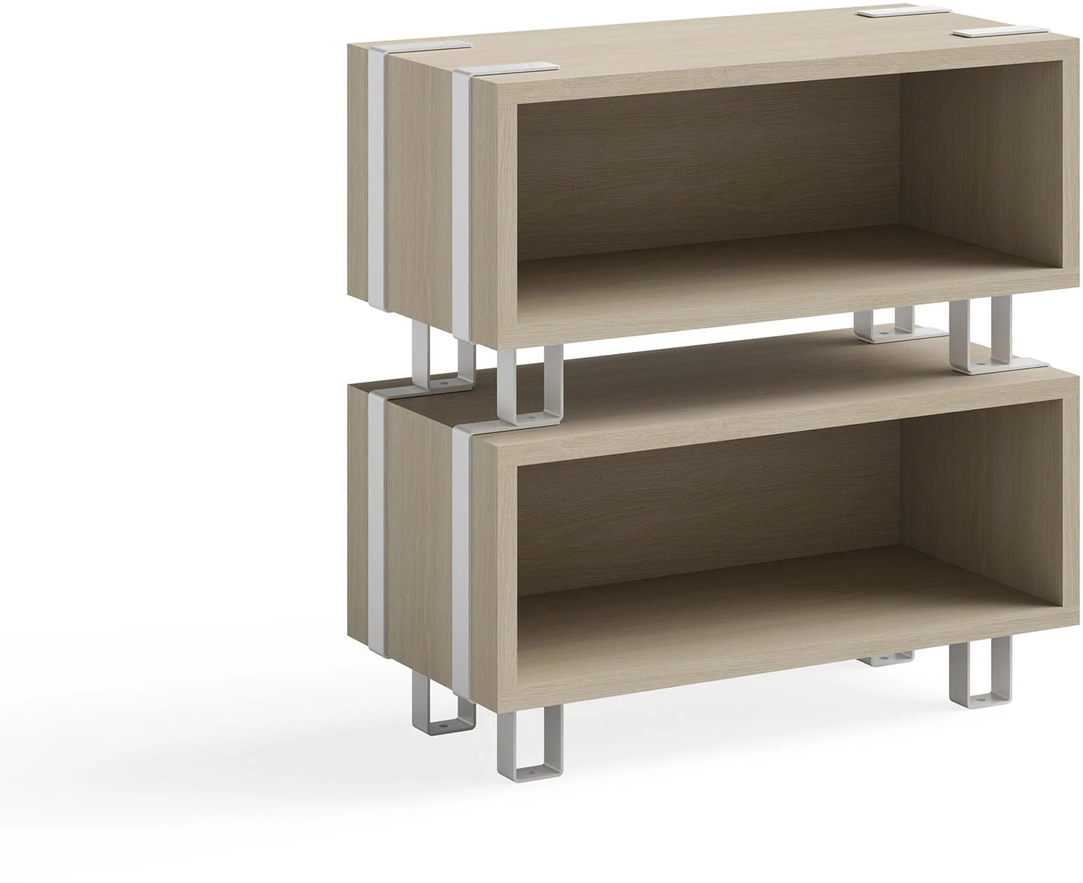 Safco Ready™ Home Office Stackable Storage, 12.25”H [5510WHNA] - Image 7