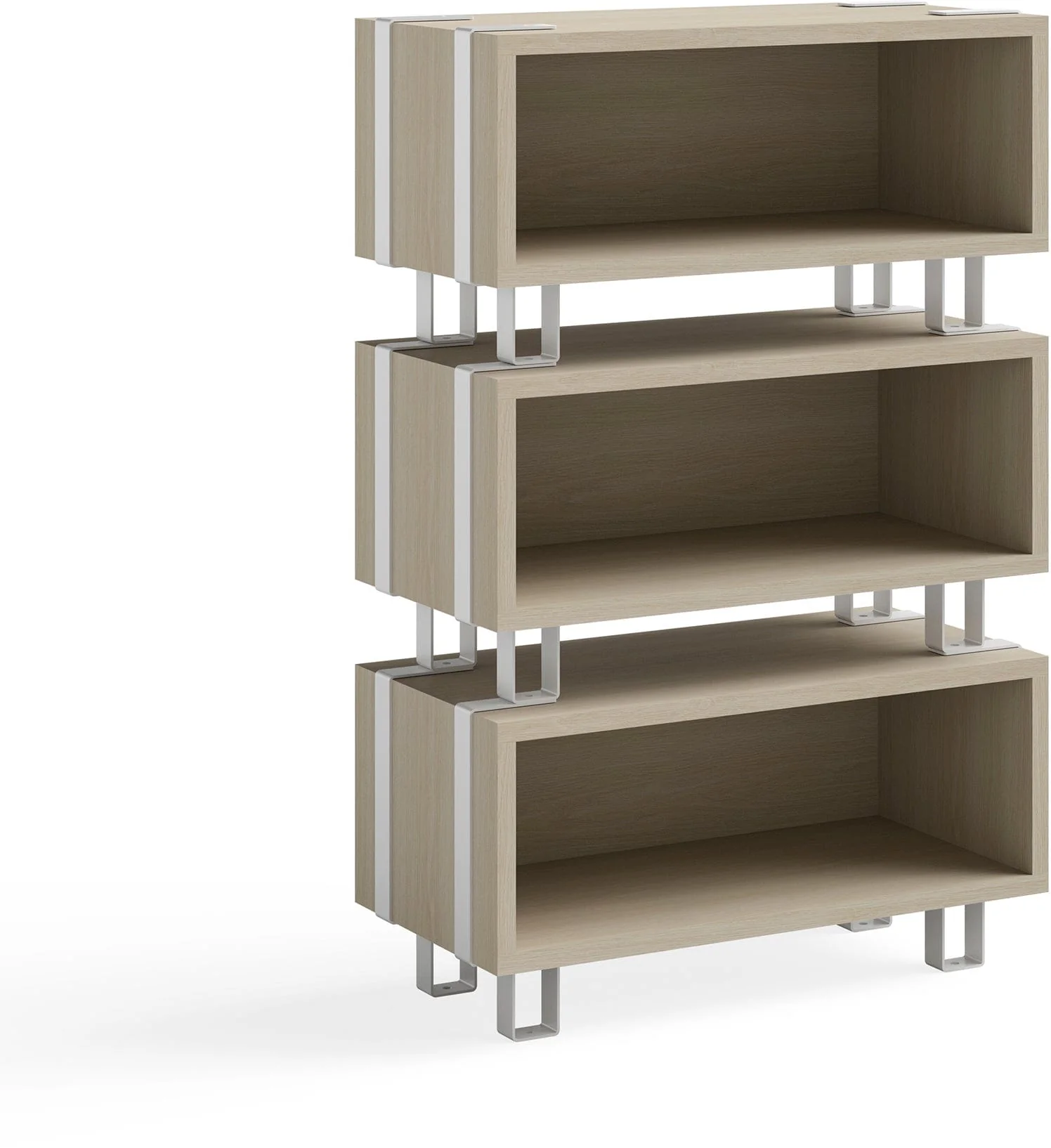 Safco Ready™ Home Office Stackable Storage, 12.25”H [5510WHNA] - Image 8