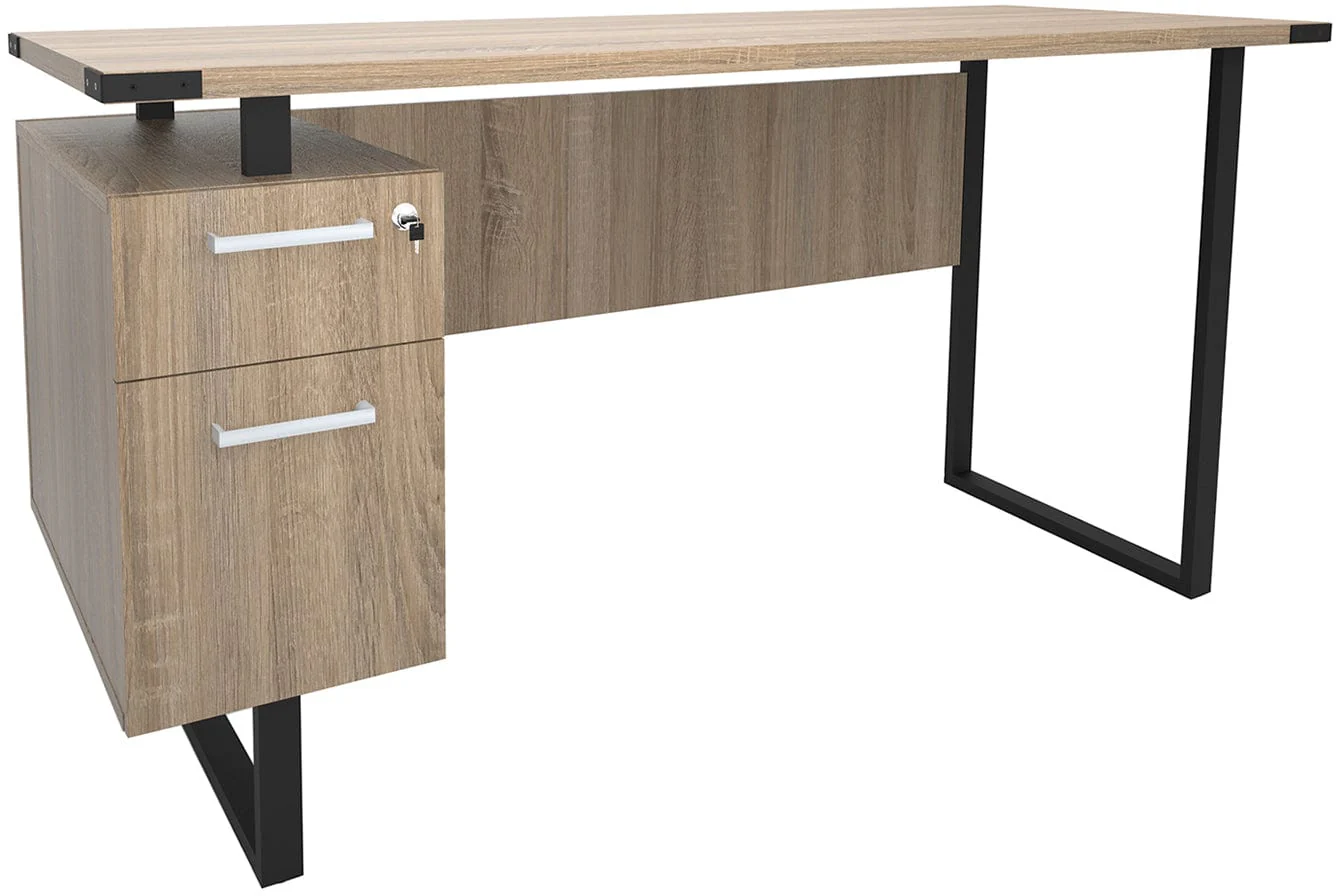 Safco Mirella SOHO Desk with Built-In Pedestal [5513]