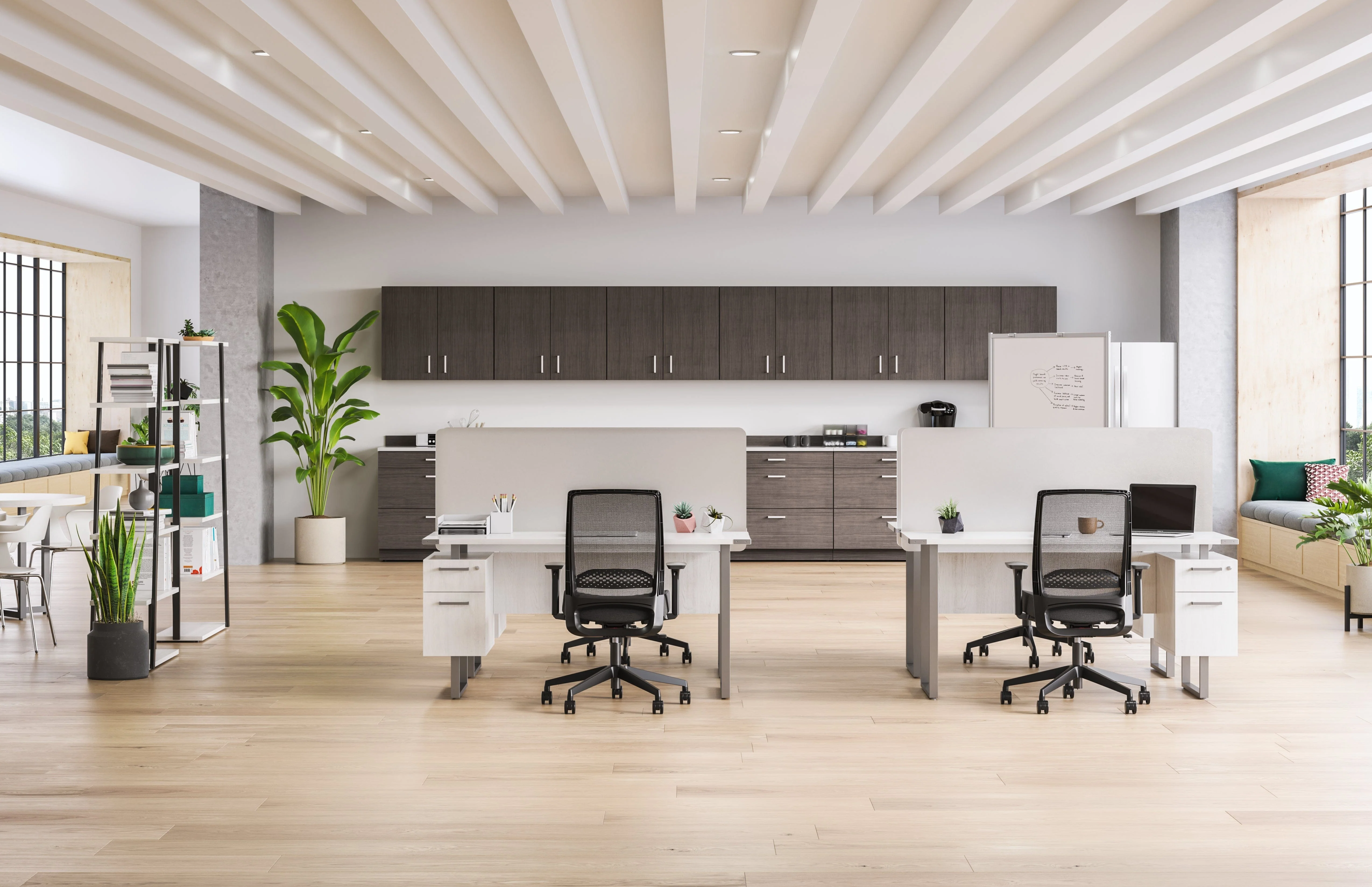 Safco Mirella SOHO Desk with Built-In Pedestal [5513] - Image 10