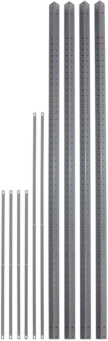 Industrial Steel Shelving Post Pack, Set of 4 [6256]