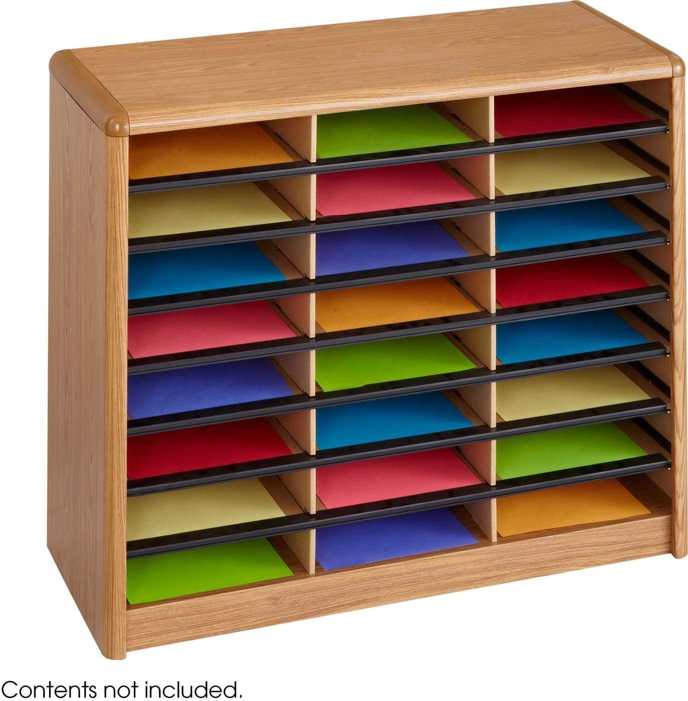 Value Sorter® Literature Organizer 24 Compartment Black [7111BL] - Image 2