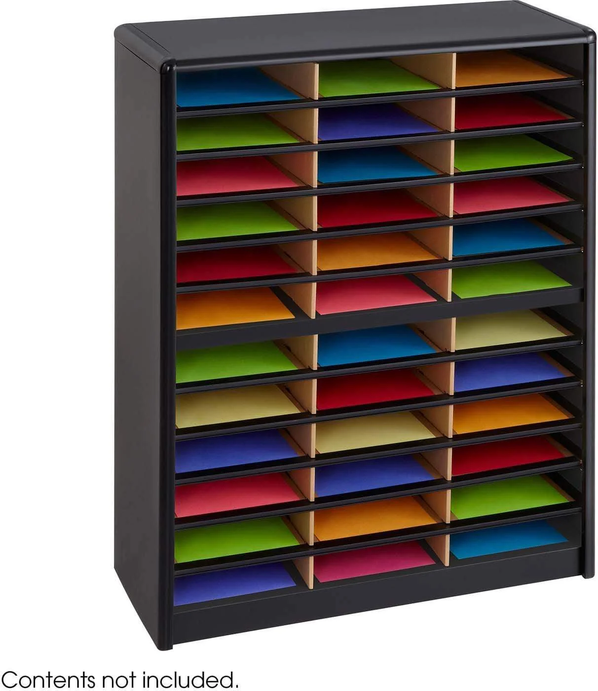 Value Sorter® Literature Organizer 36 Compartment Black [7121BL]