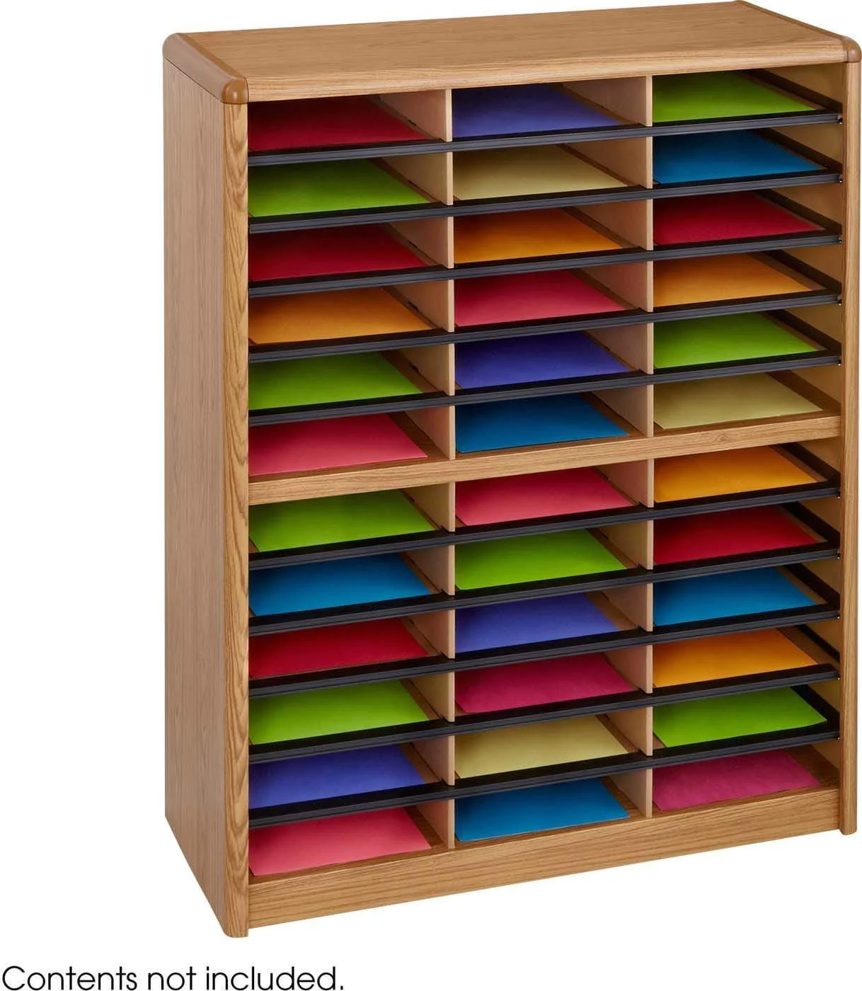 Value Sorter® Literature Organizer 36 Compartment Black [7121BL] - Image 2