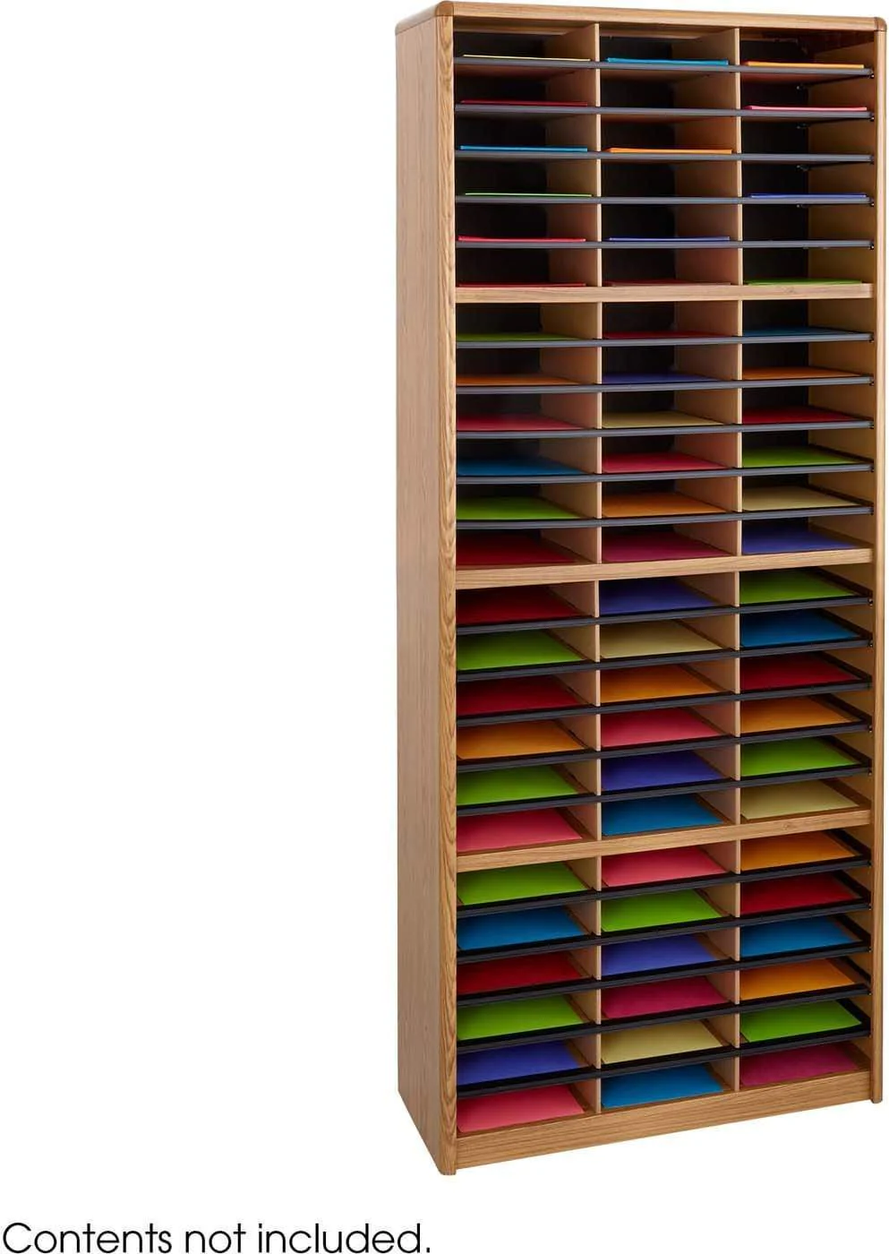 Value Sorter® Literature Organizer 72 Compartment Black [7131BL] - Image 2