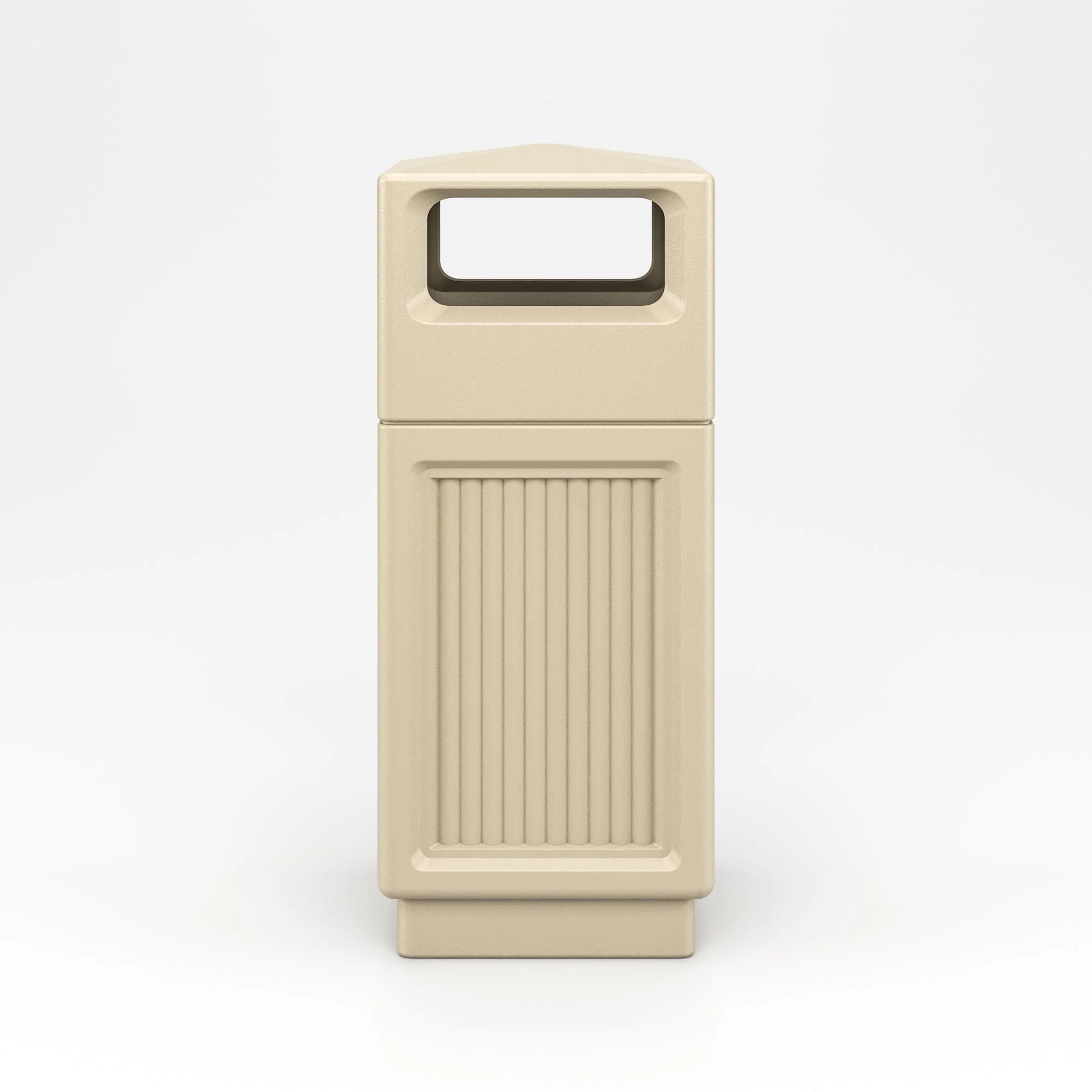 Safco Canmeleon™ Recessed Panel, Side Open, 15 Gallon [9478] - Image 2