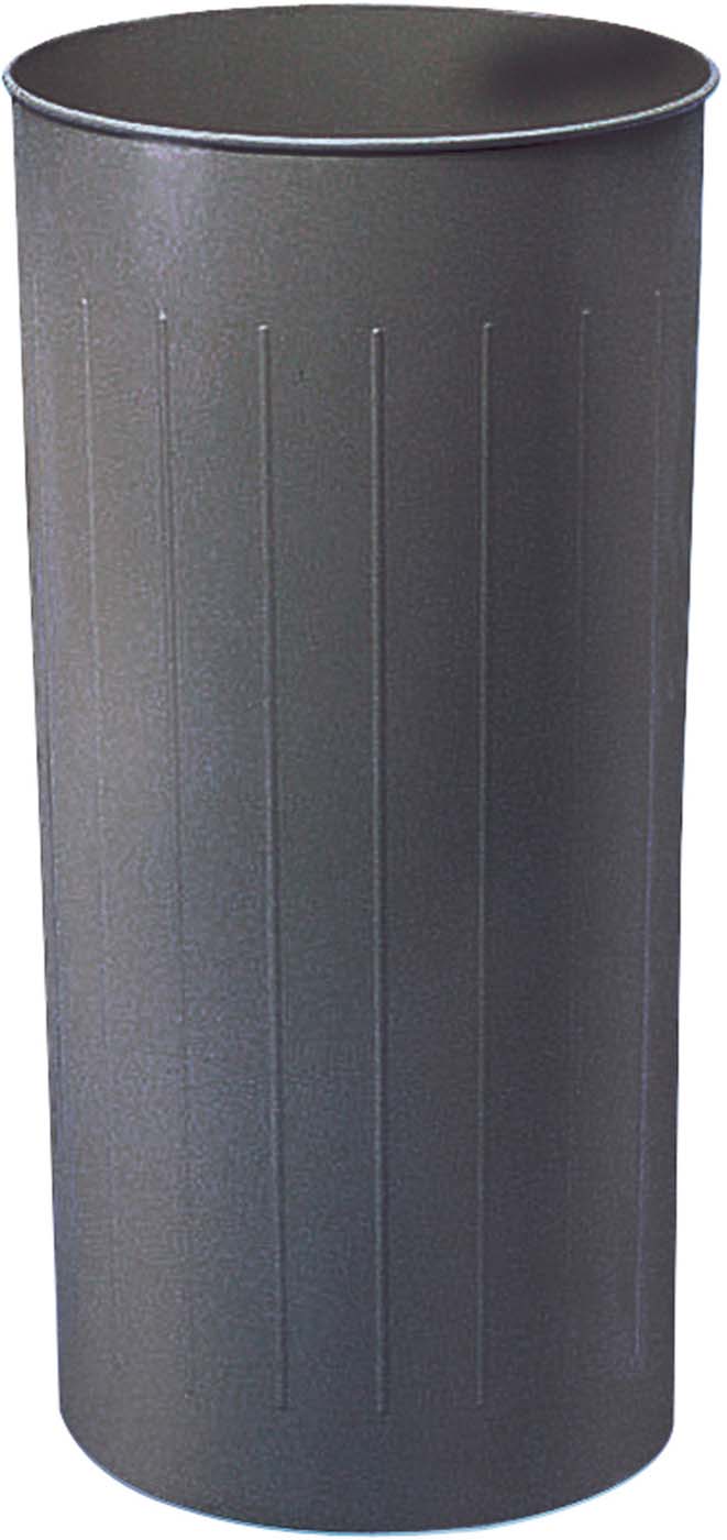 Round Trash Can 80 Quarts Gray Set of 3 [9610CH]