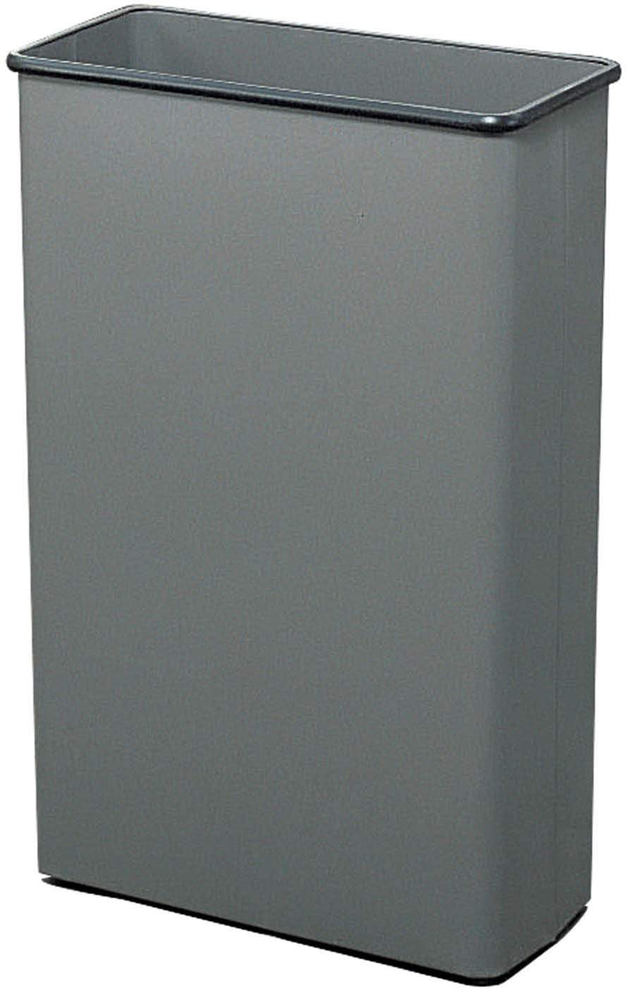 Rectangular Trash Can 88 Quarts, Set of 3, Charcoal [9618]