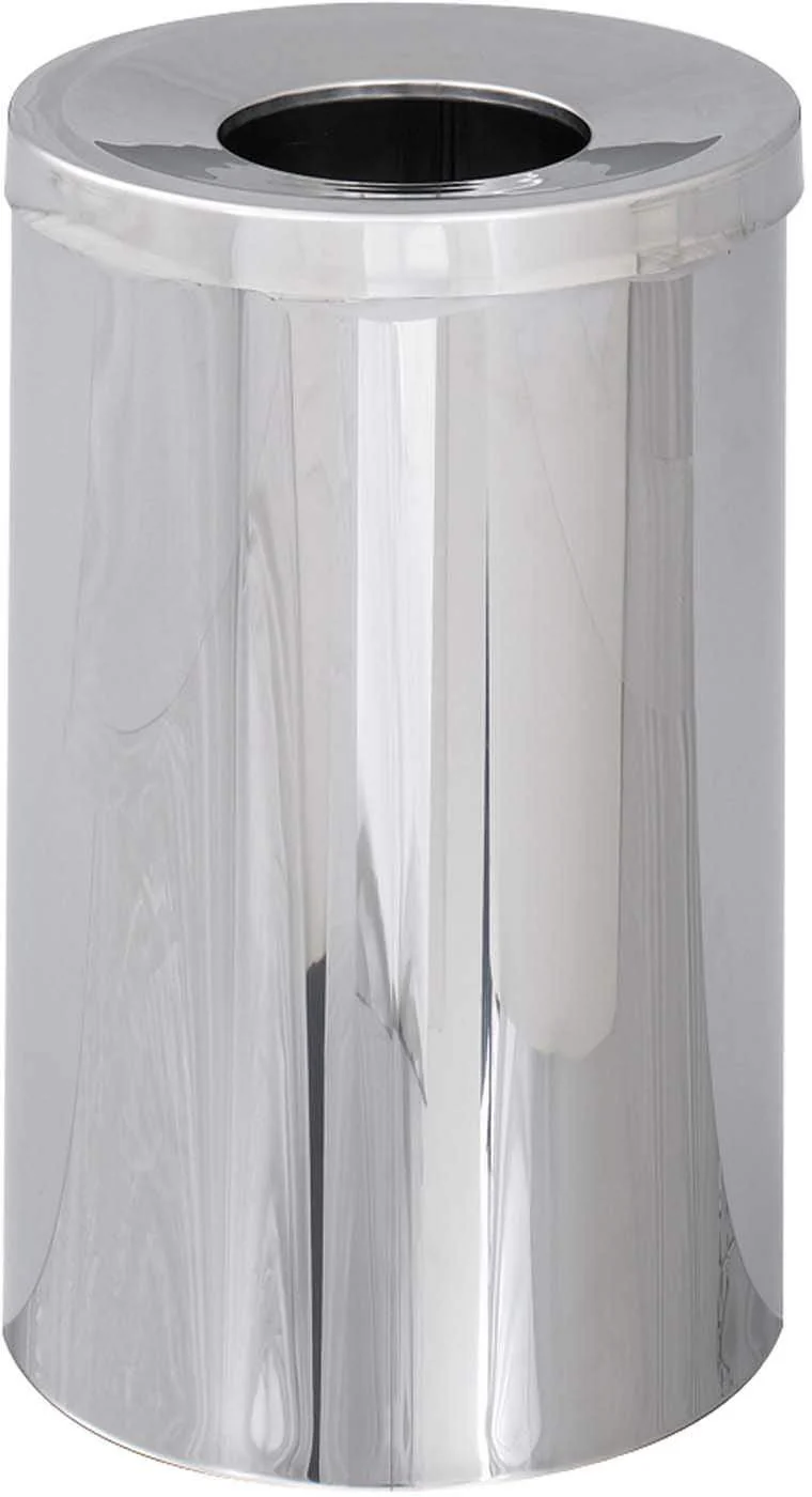 Reflections Trash Can Open Top 35 Gallon Stainless Steel [9695]