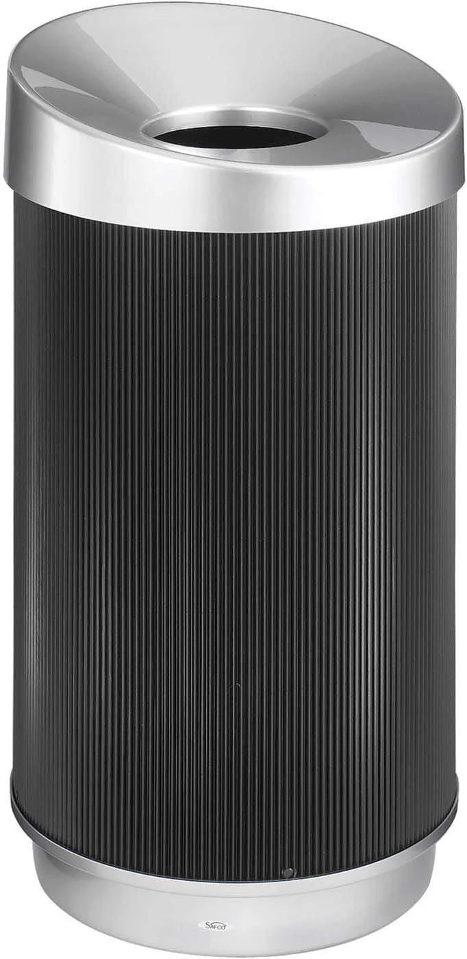 At-Your-Disposal® Vertex Trash Can 38 Gallon Black [9799BL]