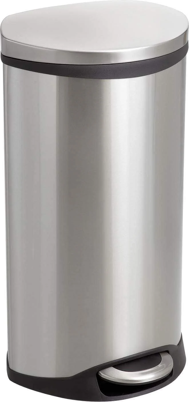 Ellipse Step-On Trash Can 7 1 / 2 Gallon [9902]