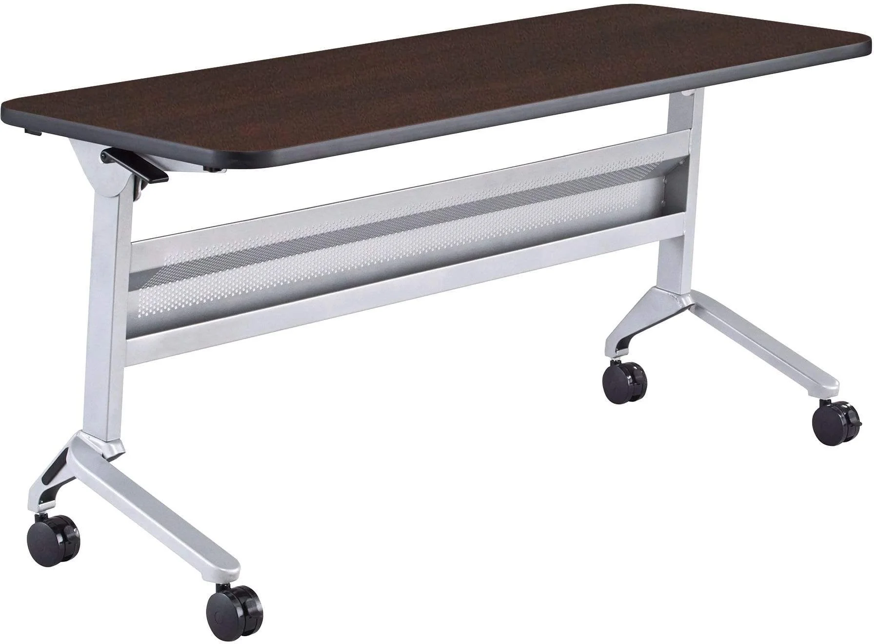 Safco Flip-N-Go 24 x 60" Rectangular Training Table, LPL [LF2460T] - Image 3
