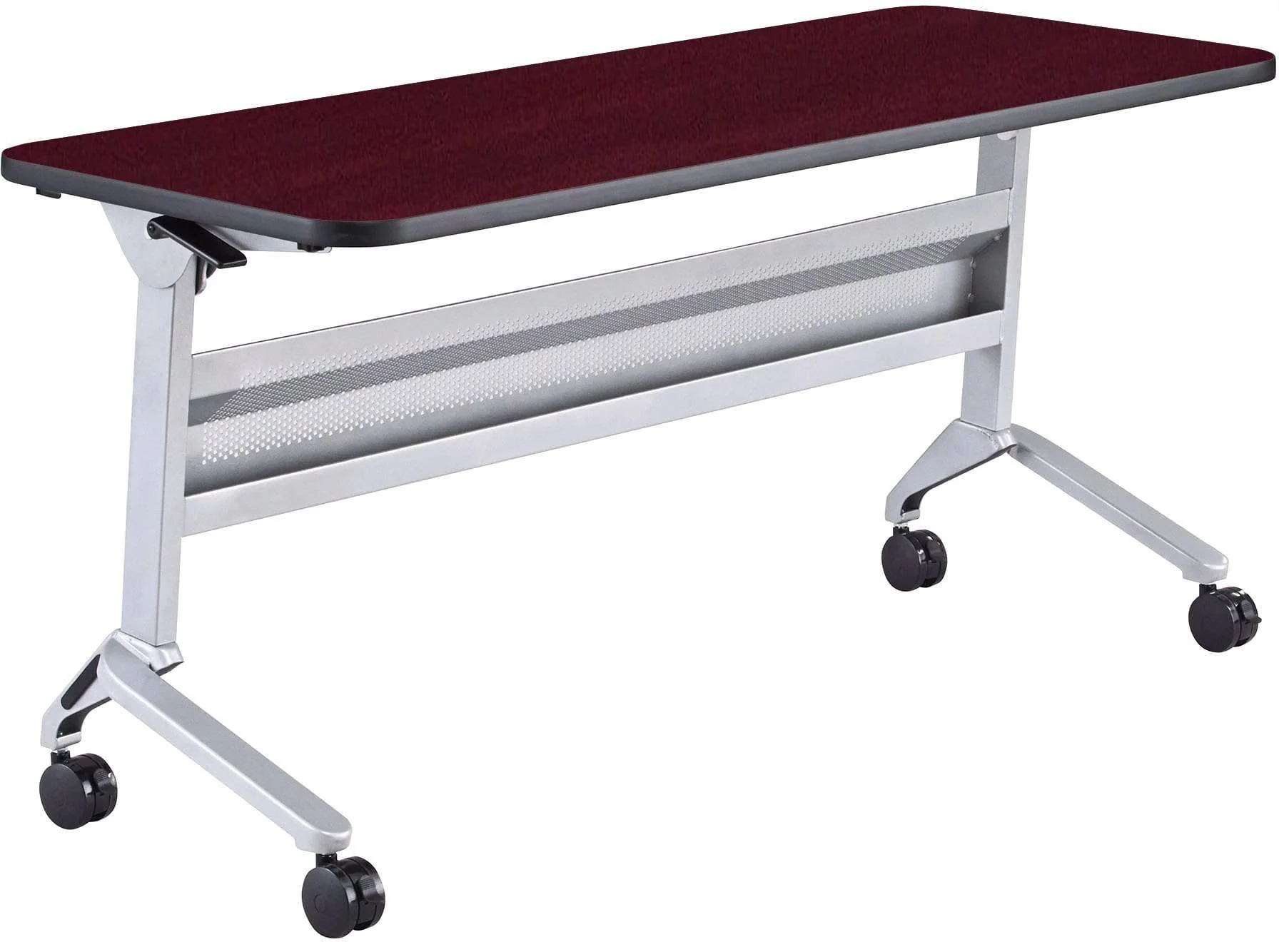 Safco Flip-N-Go 24 x 60" Rectangular Training Table, LPL [LF2460T] - Image 4