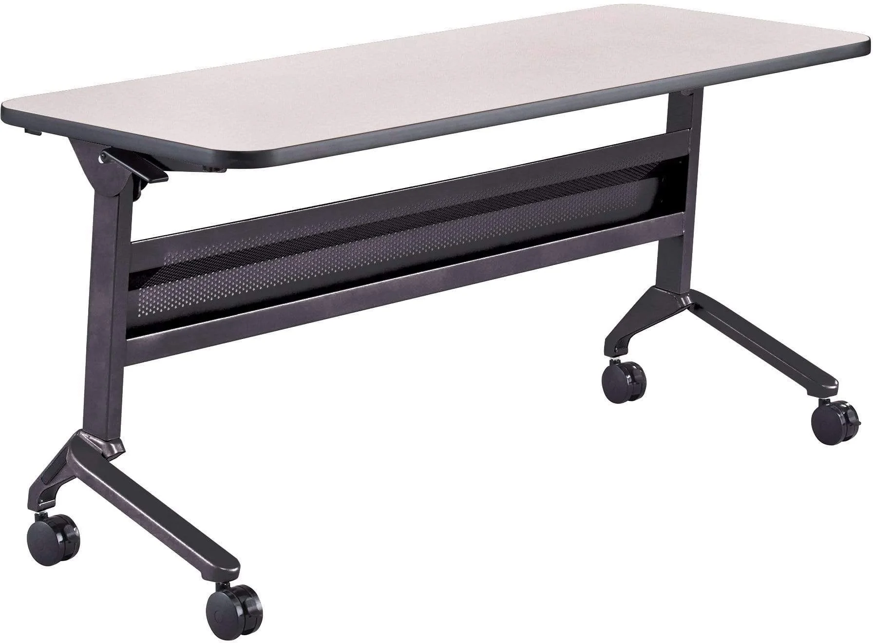 Safco Flip-N-Go 24 x 60" Rectangular Training Table, LPL [LF2460T] - Image 5