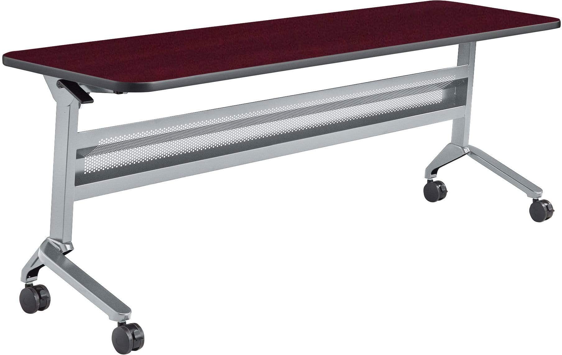 Safco Flip-N-Go 24 x 72" Rectangular Training Table, LPL [LF2472T] - Image 3