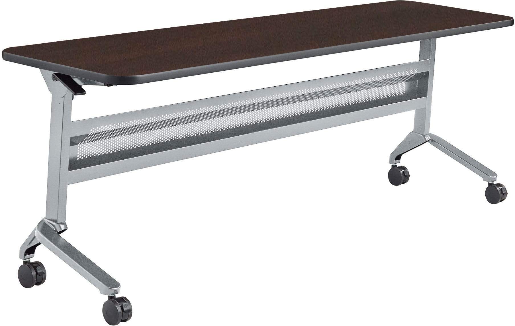 Safco Flip-N-Go 24 x 72" Rectangular Training Table, LPL [LF2472T] - Image 4
