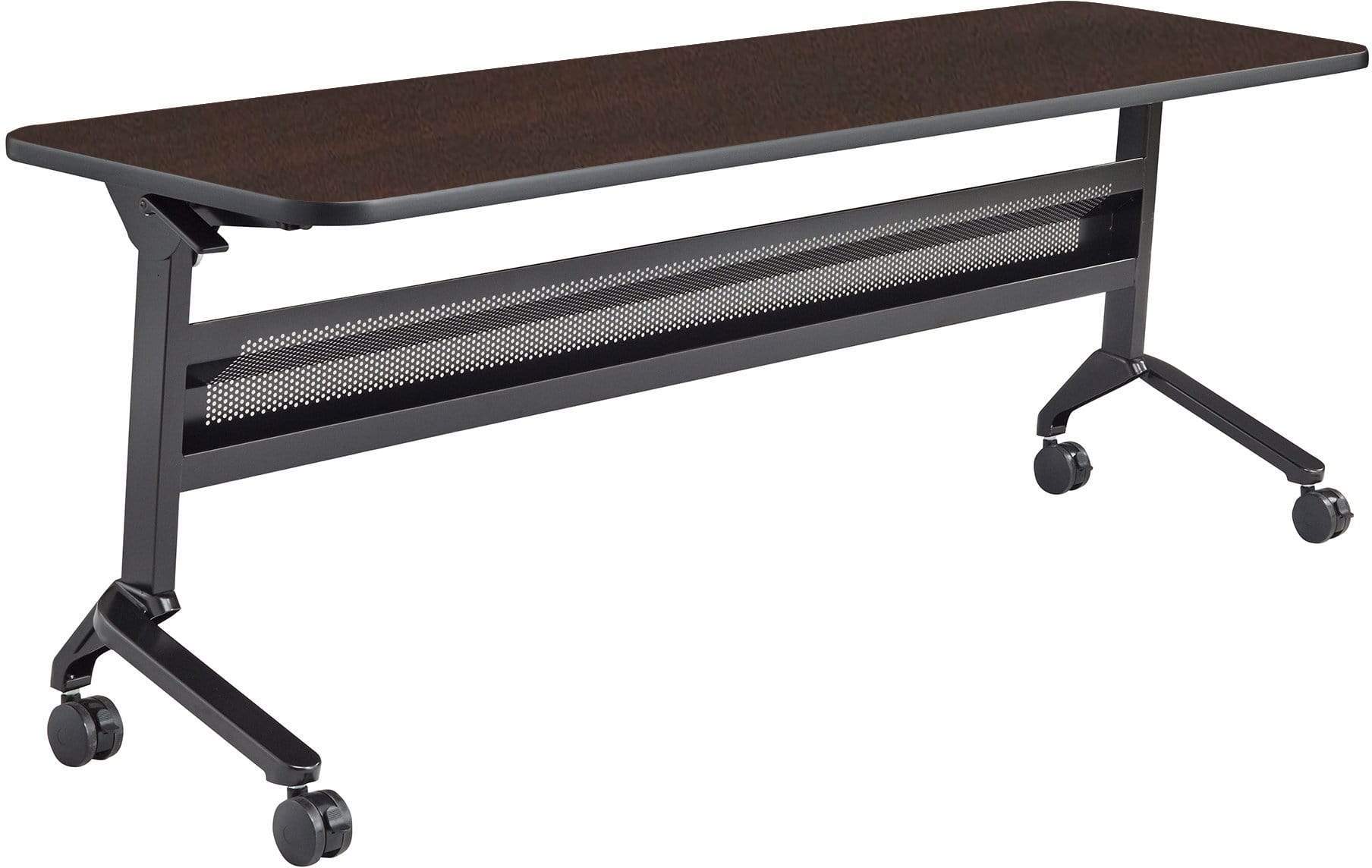 Safco Flip-N-Go 24 x 72" Rectangular Training Table, LPL [LF2472T] - Image 7