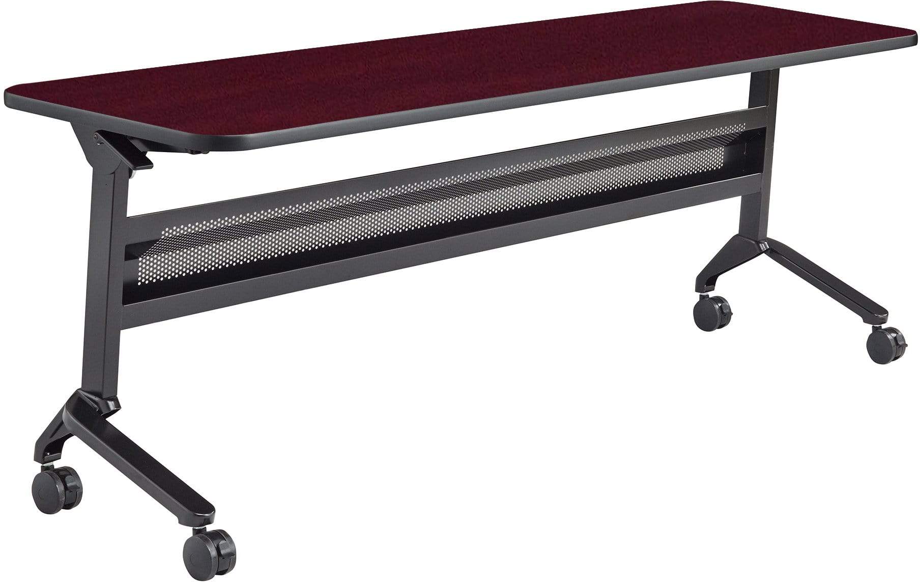 Safco Flip-N-Go 24 x 72" Rectangular Training Table, LPL [LF2472T] - Image 8