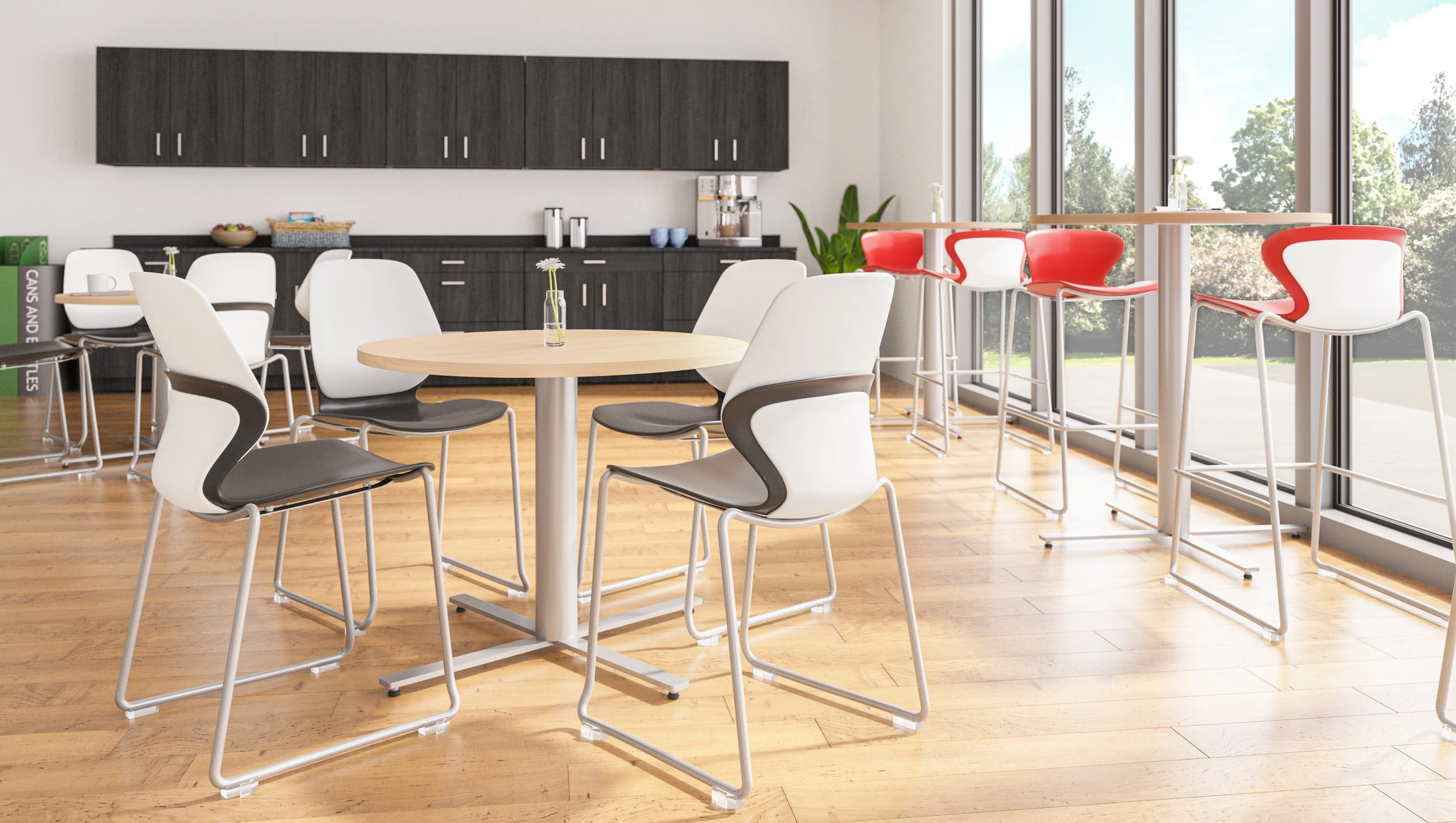 Safco JURNI Bistro Table with 36" Round Top [JN36RDNXBA42] - Image 10