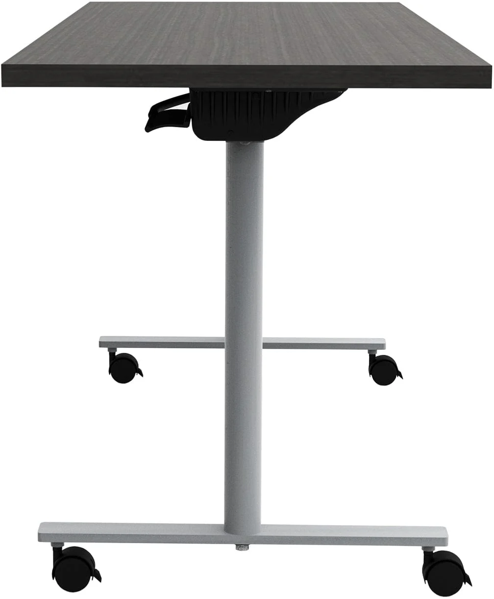 Safco JURNI 60" x 24" Flip Table with Casters [JN6024NFLPCA] - Image 3