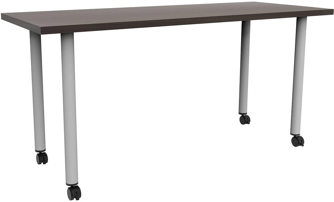 Safco JURNI 60" x 24" Multi-Purpose Table with Post Leg and Casters [JN6024NFXPCA] - Image 10