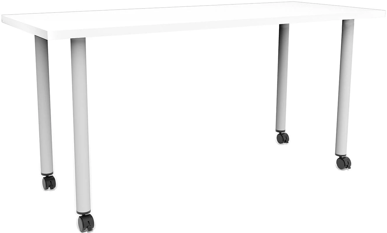 Safco JURNI 60" x 24" Multi-Purpose Table with Post Leg and Casters [JN6024NFXPCA] - Image 12