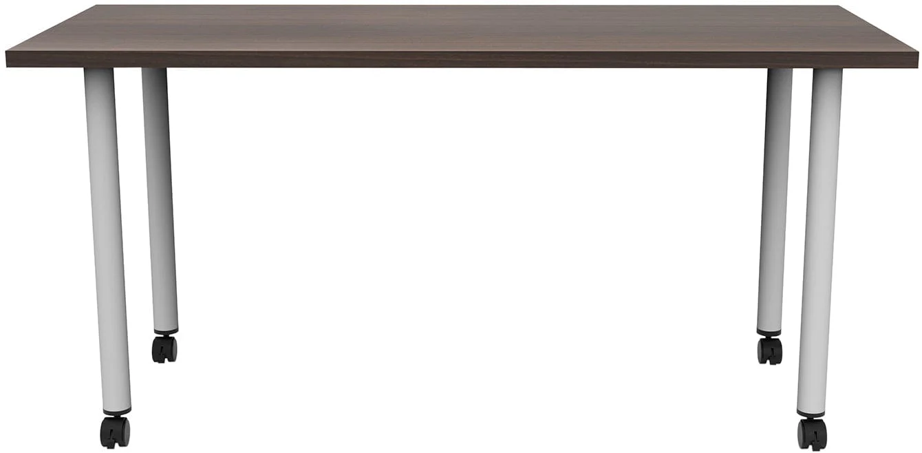 Safco JURNI 60" x 24" Multi-Purpose Table with Post Leg and Casters [JN6024NFXPCA] - Image 8