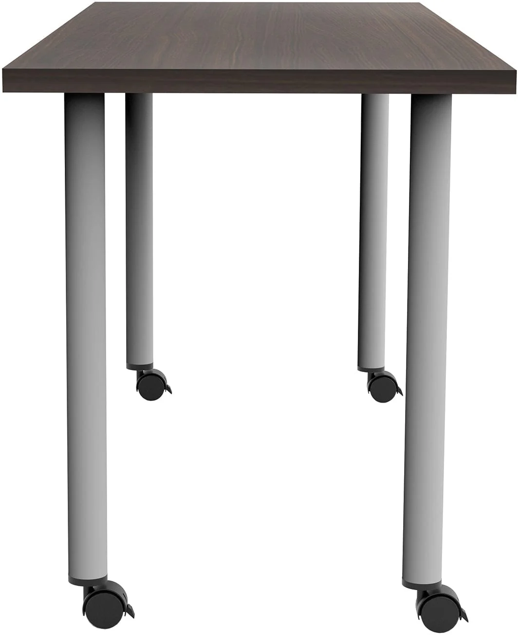 Safco JURNI 60" x 24" Multi-Purpose Table with Post Leg and Casters [JN6024NFXPCA] - Image 9