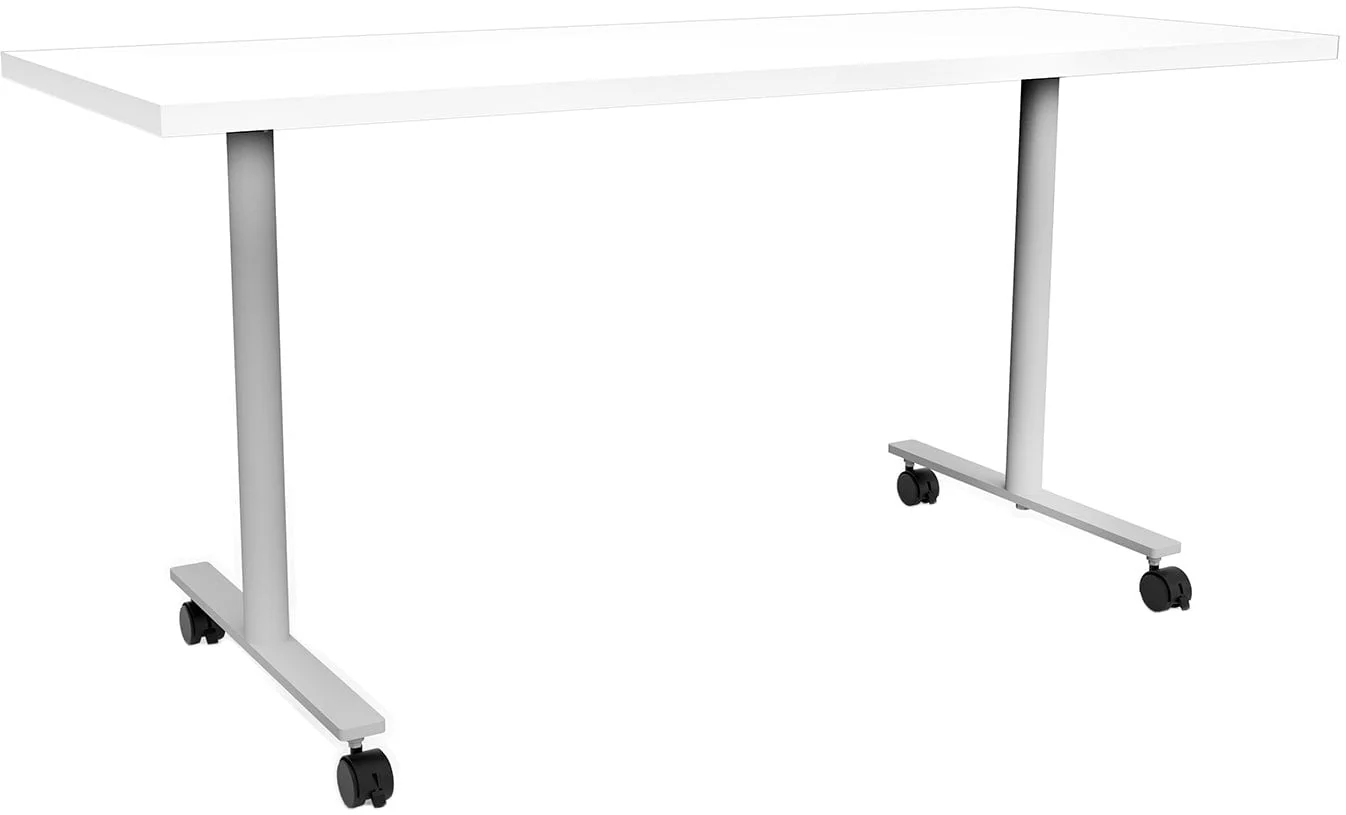 Safco JURNI 60" x 24" Multi-Purpose Table with T-Leg and Casters [JN6024NFXTCA] - Image 13