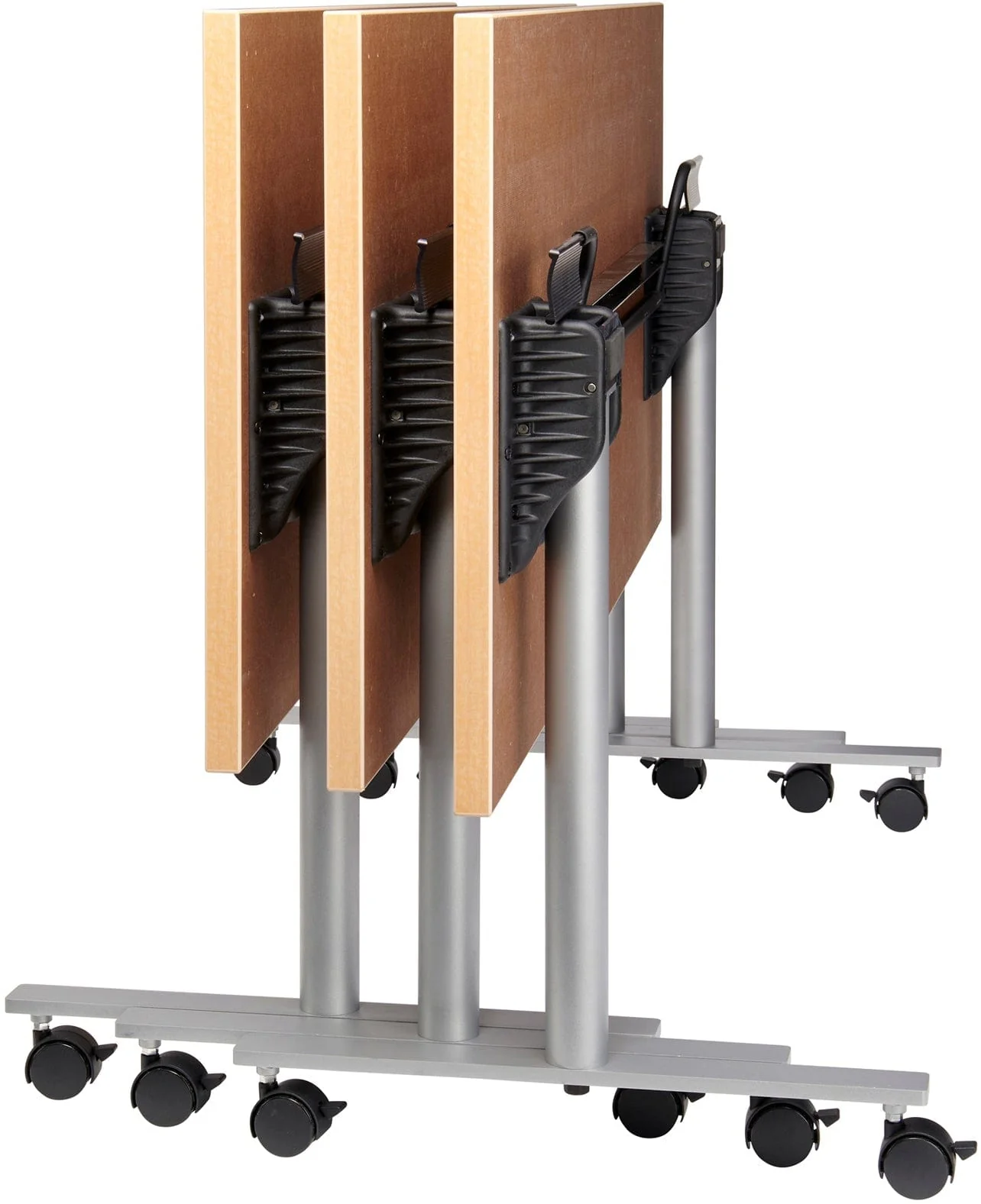 Safco JURNI 72" x 24" Flip Table with Casters [JN7224NFLPCA] - Image 28