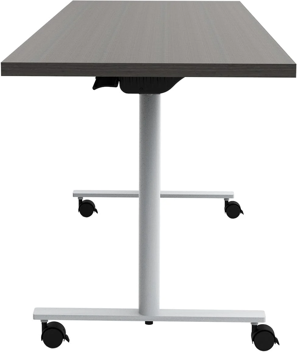 Safco JURNI 72" x 24" Flip Table with Casters [JN7224NFLPCA] - Image 3