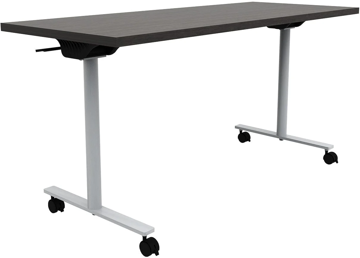 Safco JURNI 72" x 24" Flip Table with Casters [JN7224NFLPCA] - Image 4
