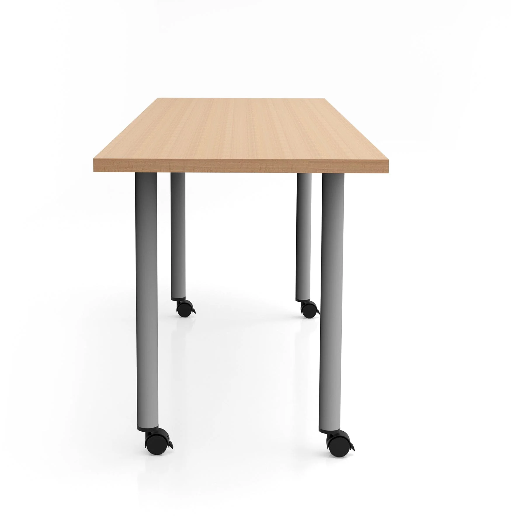 Safco JURNI 72" x 24" Multi-Purpose Table with Post Leg and Casters [JN7224NFXPCA] - Image 13