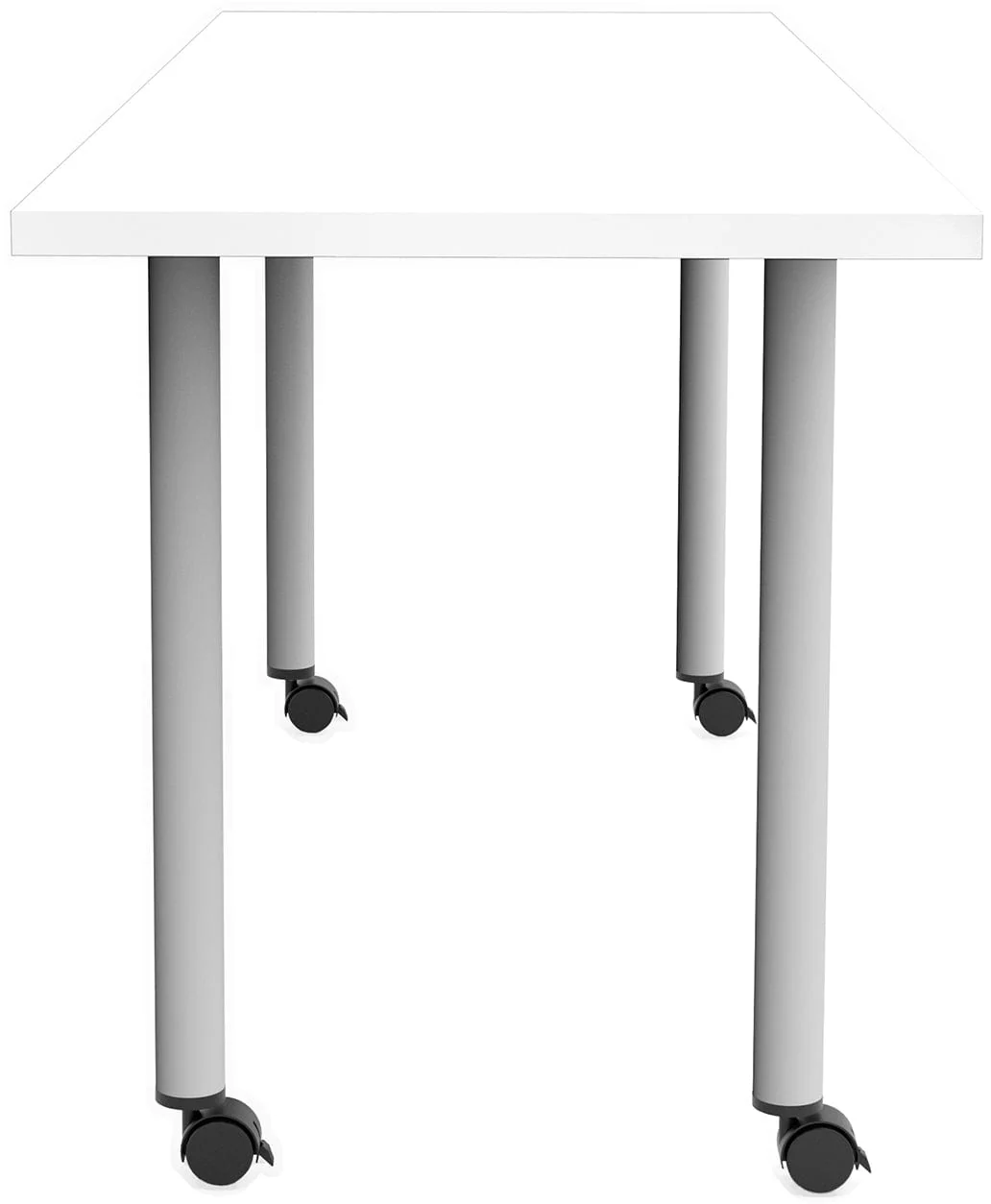 Safco JURNI 72" x 24" Multi-Purpose Table with Post Leg and Casters [JN7224NFXPCA] - Image 24