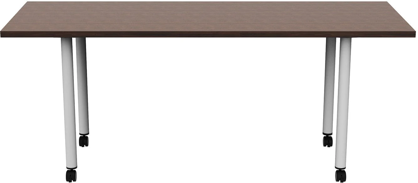 Safco JURNI 72" x 24" Multi-Purpose Table with Post Leg and Casters [JN7224NFXPCA] - Image 8