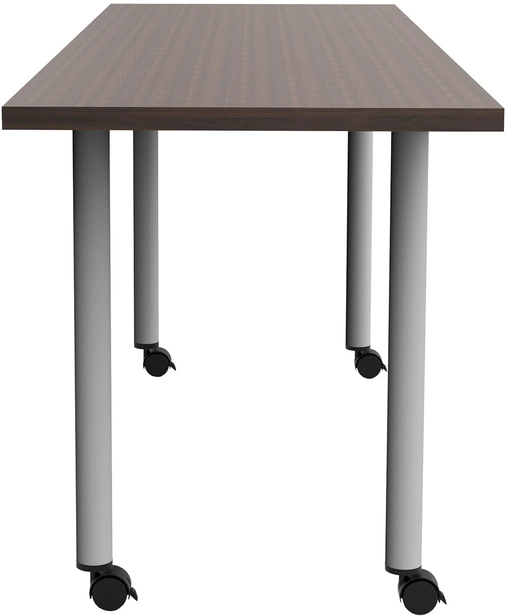 Safco JURNI 72" x 24" Multi-Purpose Table with Post Leg and Casters [JN7224NFXPCA] - Image 9
