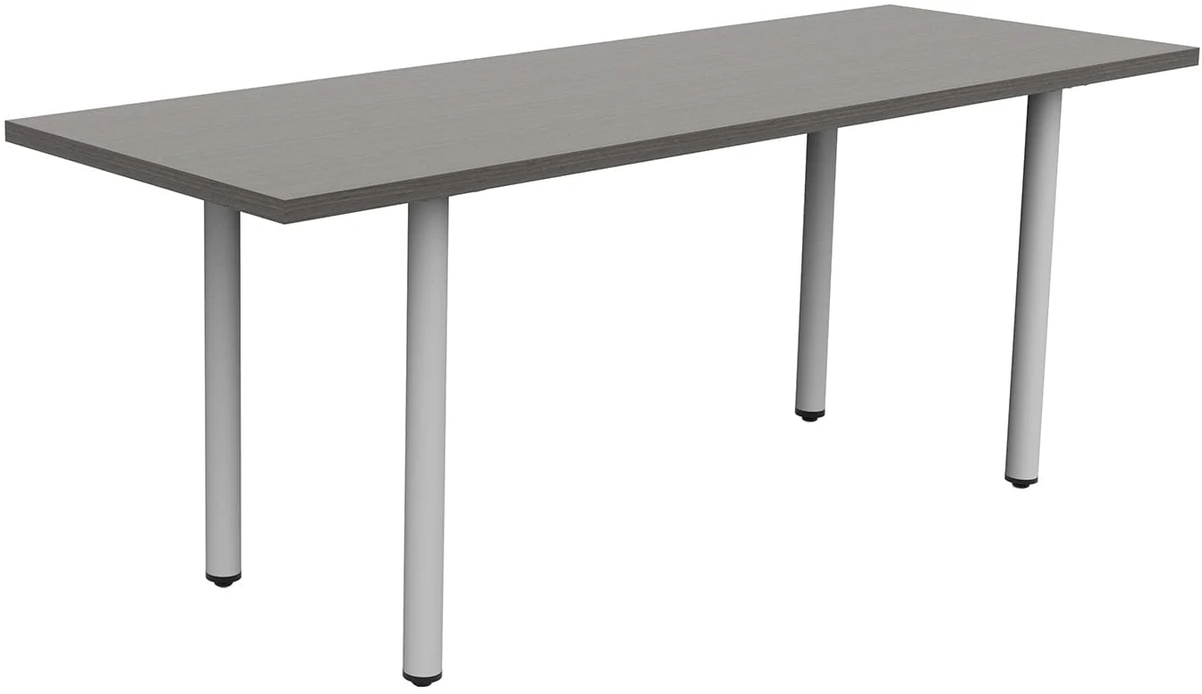 Safco JURNI 72" x 24" Multi-Purpose Table with Post Leg and Glides [JN7224NFXPGL] - Image 3