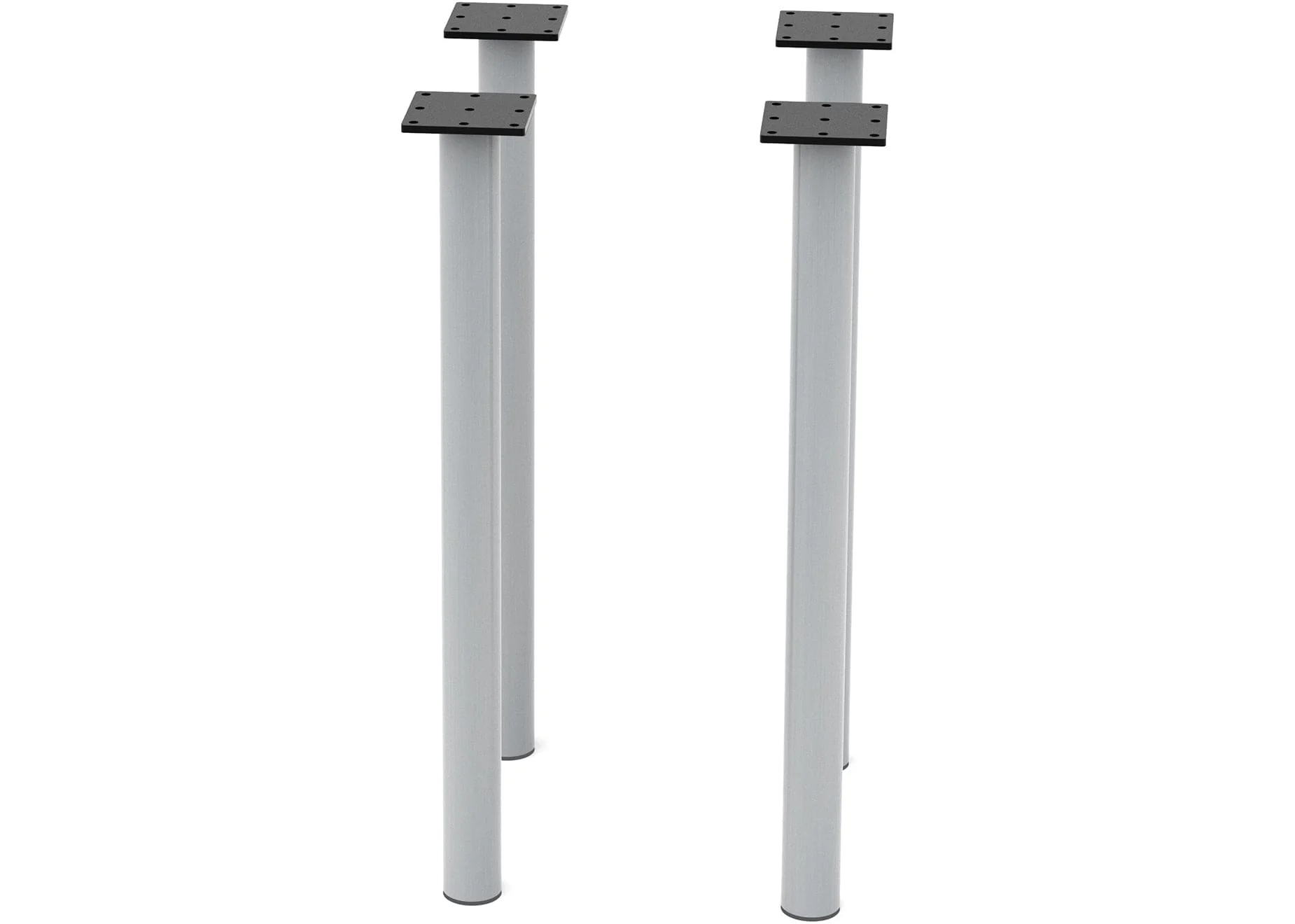 Safco JURNI 72" x 24" Multi-Purpose Table with Post Leg and Glides [JN7224NFXPGL] - Image 4
