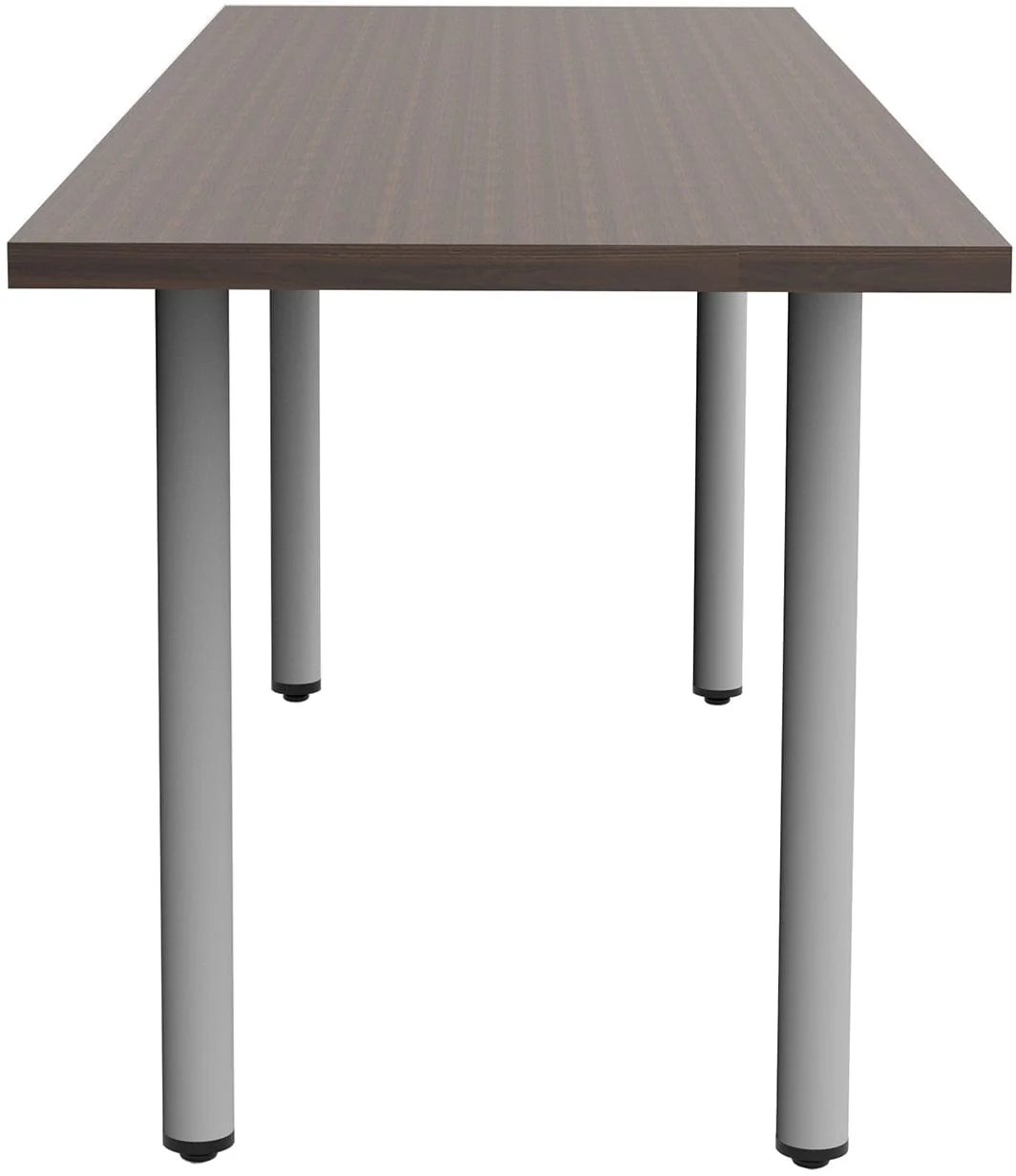 Safco JURNI 72" x 24" Multi-Purpose Table with Post Leg and Glides [JN7224NFXPGL] - Image 8
