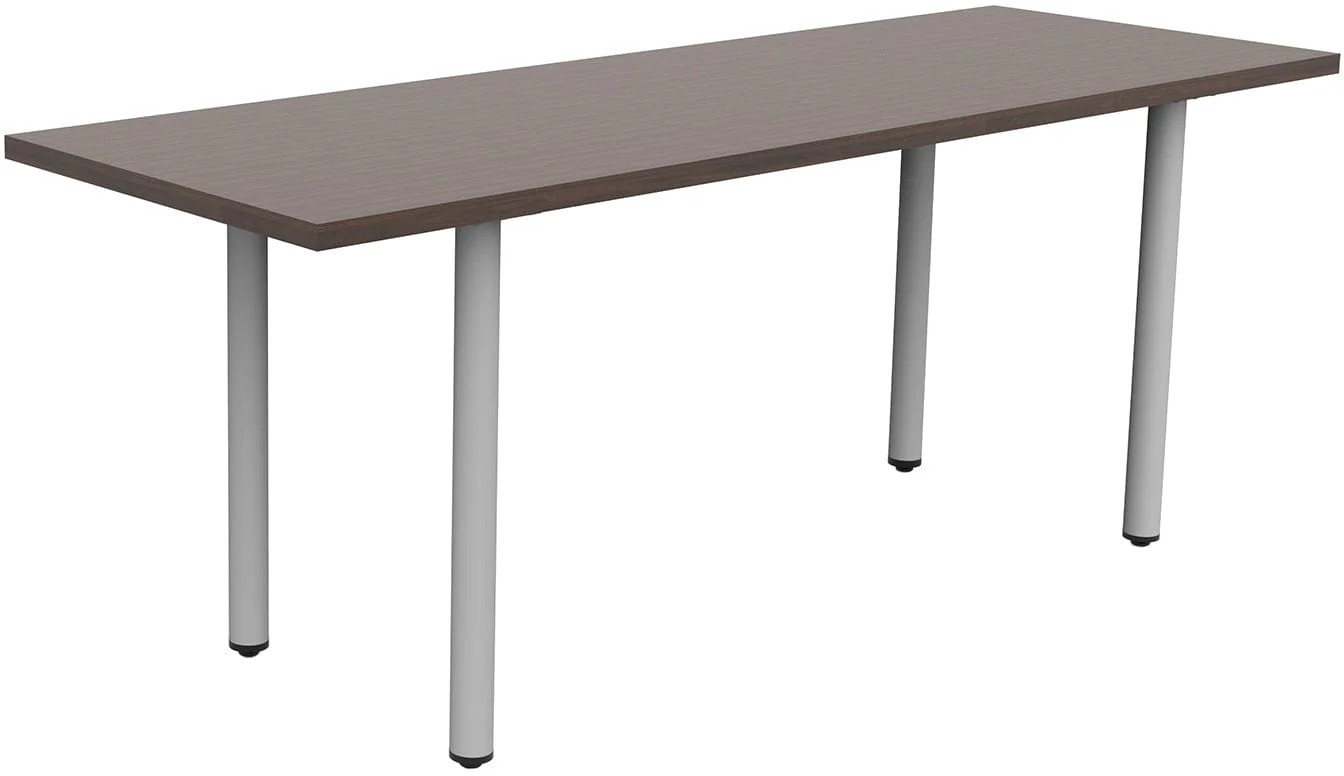 Safco JURNI 72" x 24" Multi-Purpose Table with Post Leg and Glides [JN7224NFXPGL] - Image 9