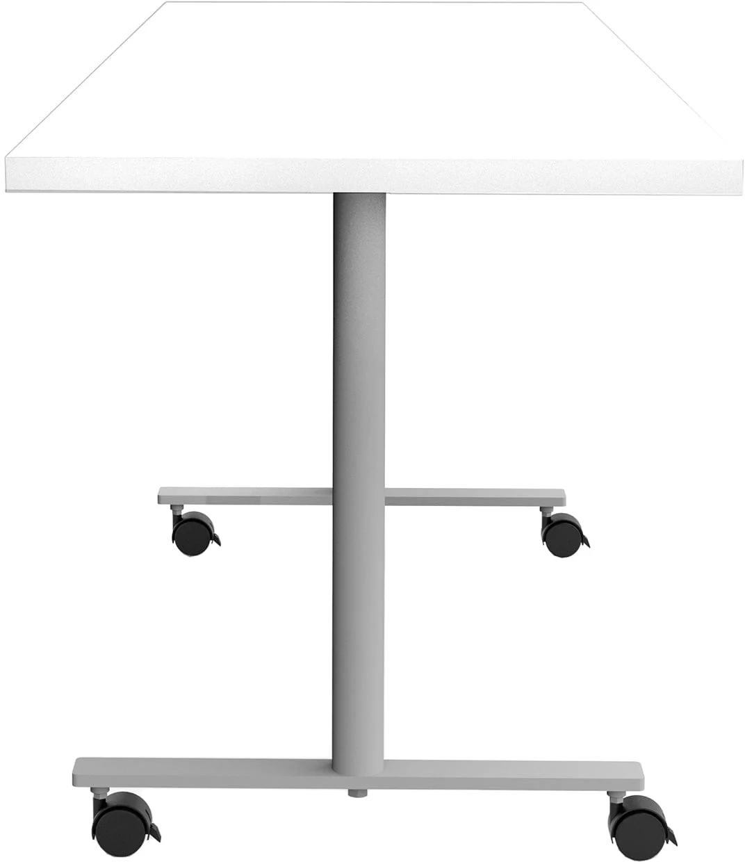 Safco JURNI 72" x 24" Multi-Purpose Table with T-Leg and Casters [JN7224NFXTCA] - Image 12