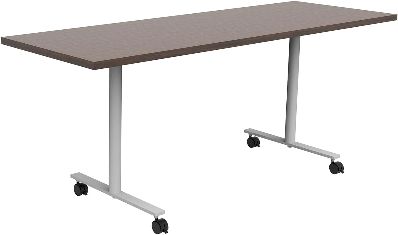 Safco JURNI 72" x 24" Multi-Purpose Table with T-Leg and Casters [JN7224NFXTCA] - Image 7