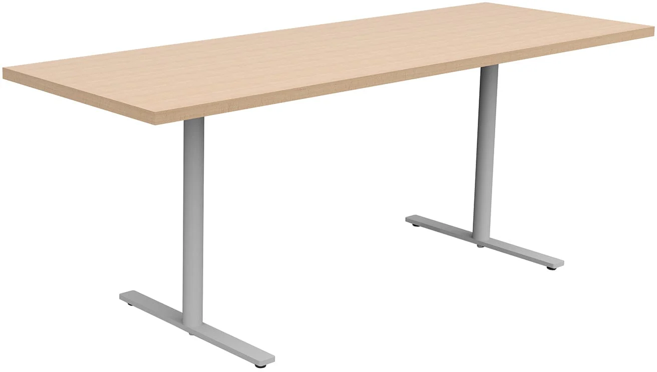 Safco JURNI 72" x 24" Multi-Purpose Table with T-Leg and Glides [JN7224NFXTGL] - Image 19