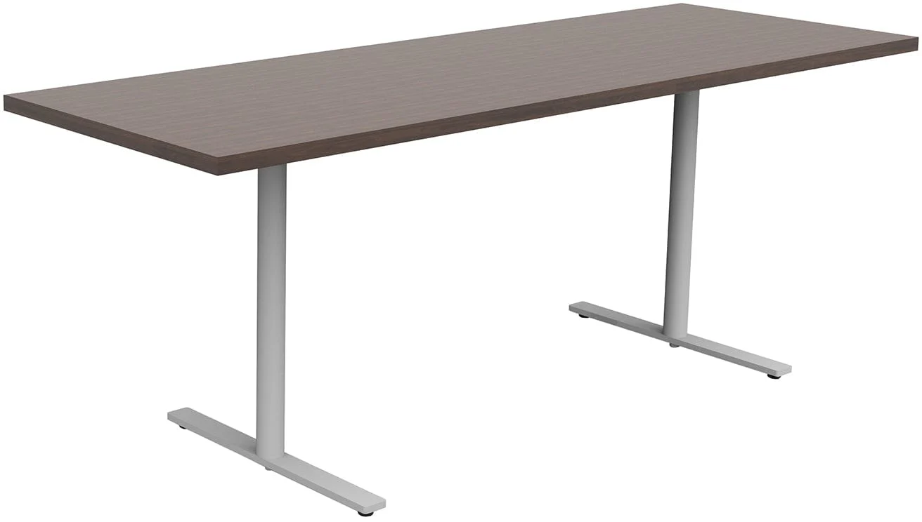 Safco JURNI 72" x 24" Multi-Purpose Table with T-Leg and Glides [JN7224NFXTGL] - Image 9