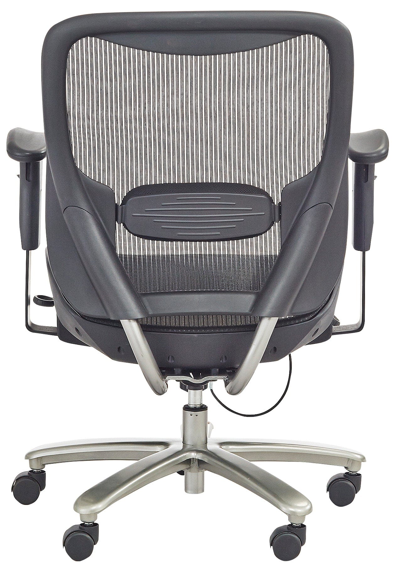 Safco Lineage Big & Tall All-Mesh Task Chair, 400 LB. Weight Capacity [3505BL] - Image 3