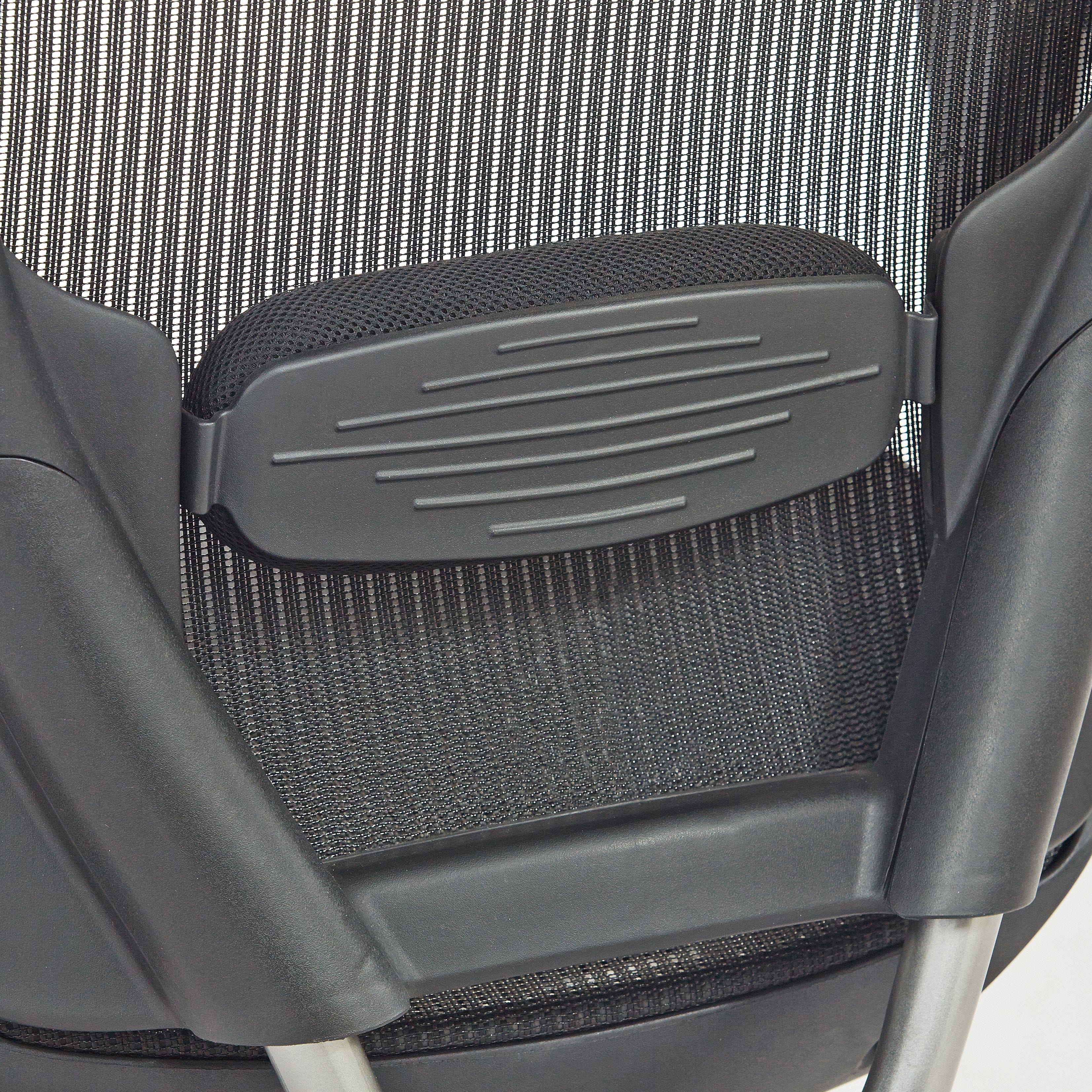 Safco Lineage Big & Tall All-Mesh Task Chair, 400 LB. Weight Capacity [3505BL] - Image 4